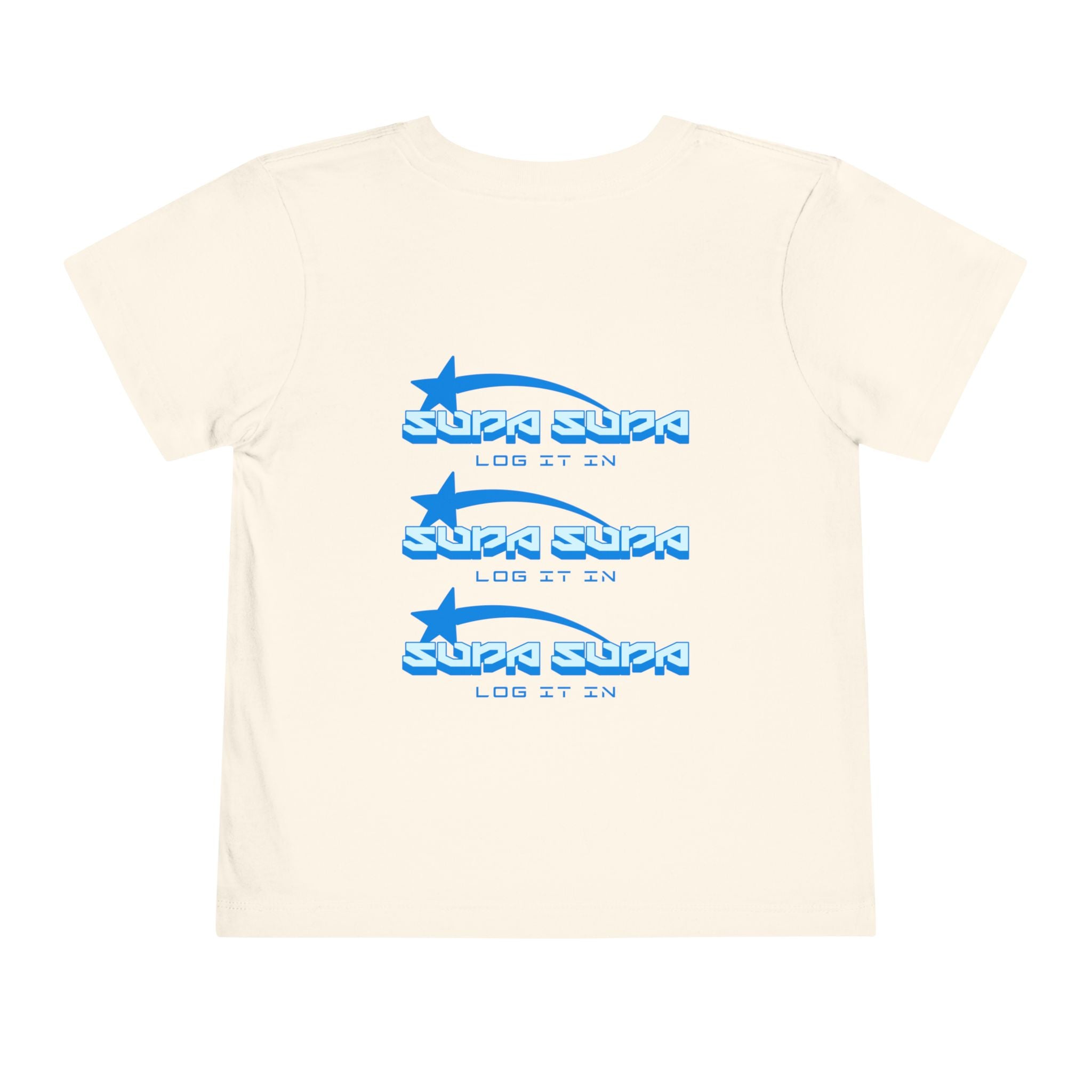 Toddler Tee — Blue Star 'Supa Supa' Graphic Shirt