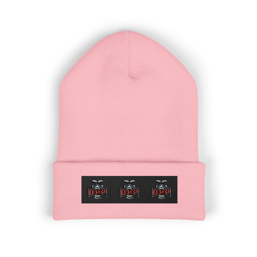 Embroidered OPP Cuffed Beanie — Musician Winter Hat