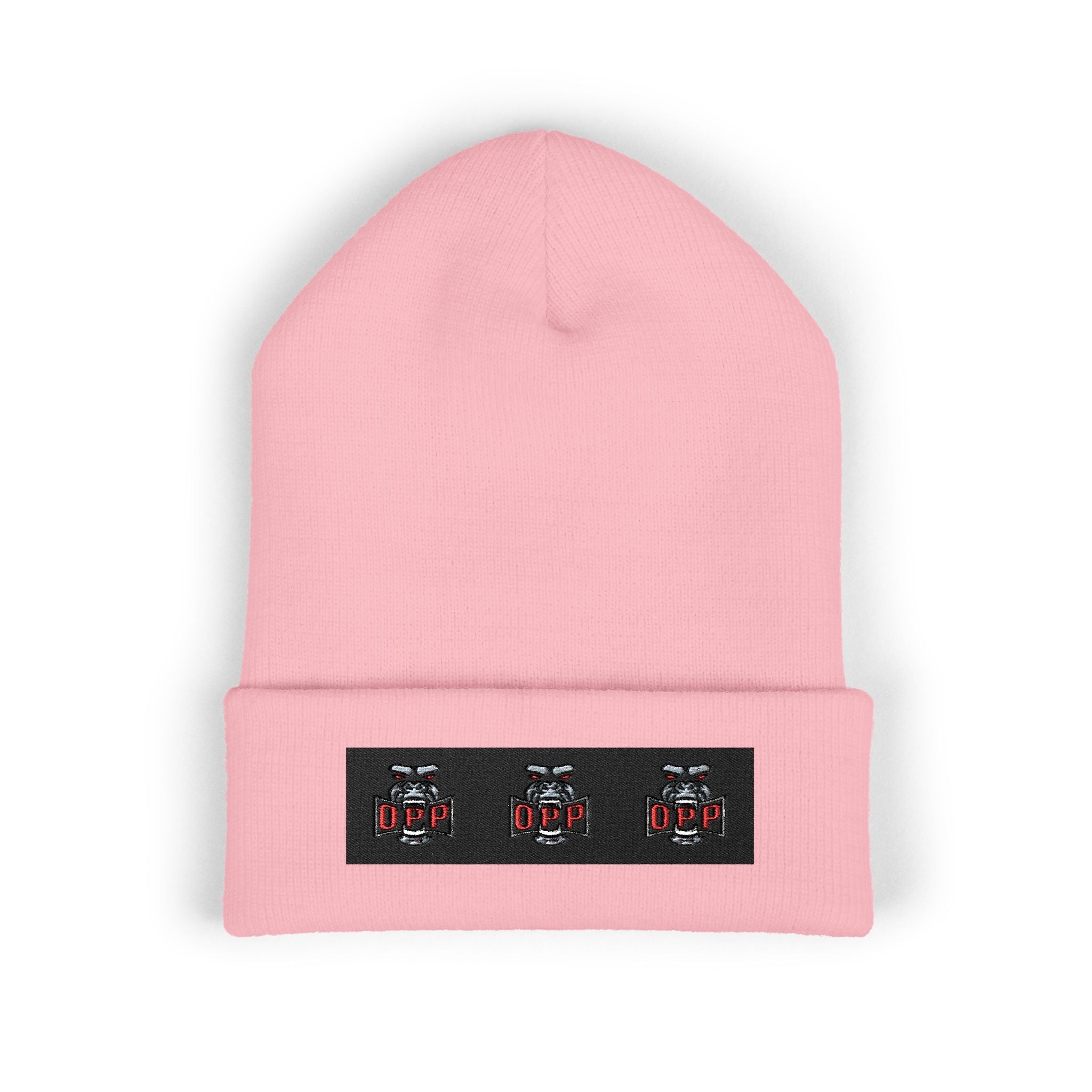 Embroidered OPP Cuffed Beanie — Musician Winter Hat