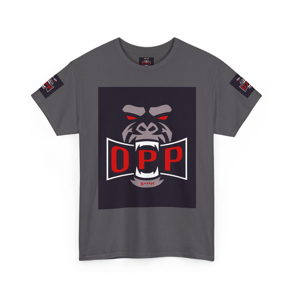 Gorilla OPP Graphic Tee — Bold Red & Black Urban Streetwear Shirt
