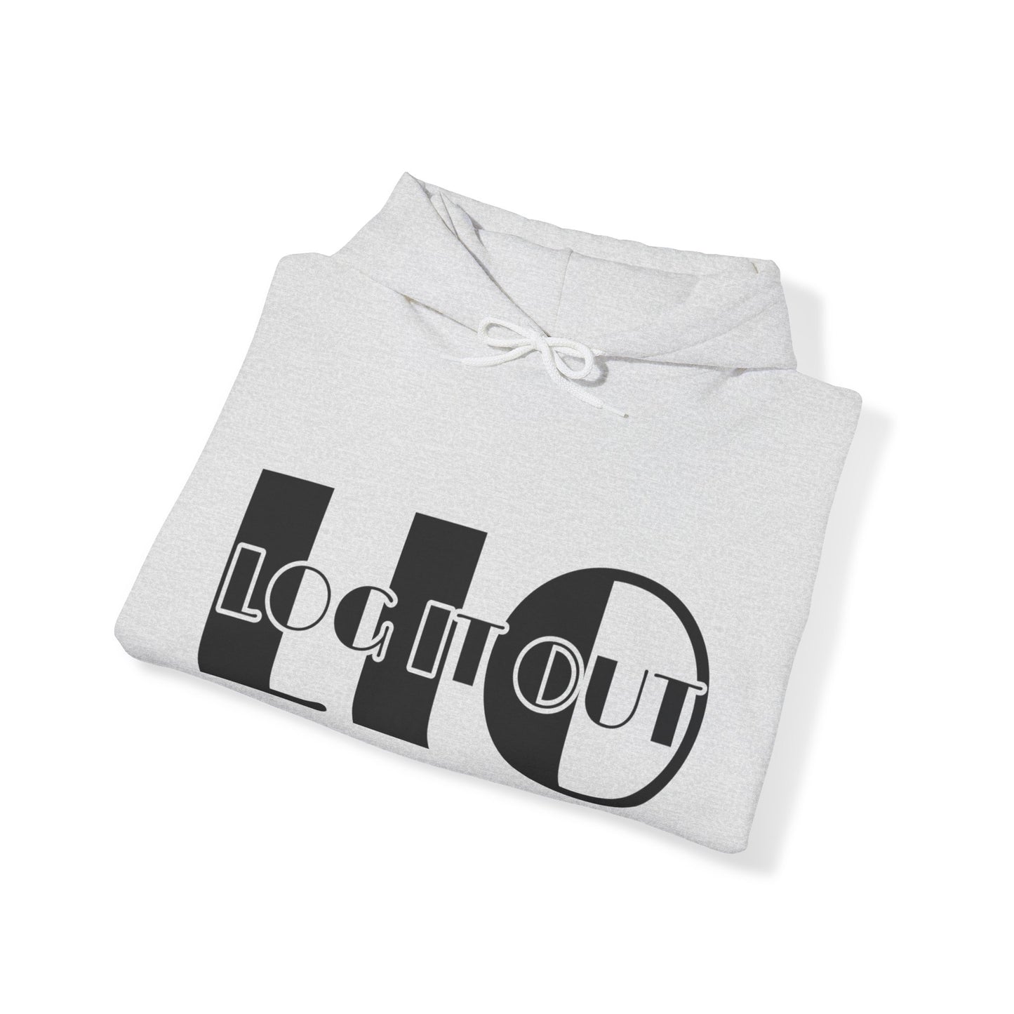Log it out Unisex Heavy Blend™ Hooded Sweatshirt