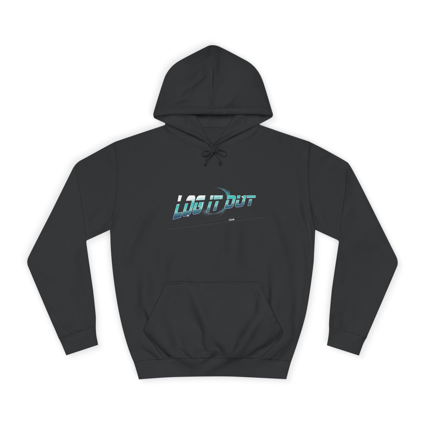 Unisex 'log it out' Hoodie with Retro Style, Ideal for Everyday Wear, Perfect for trendy wear,Gift for Friends