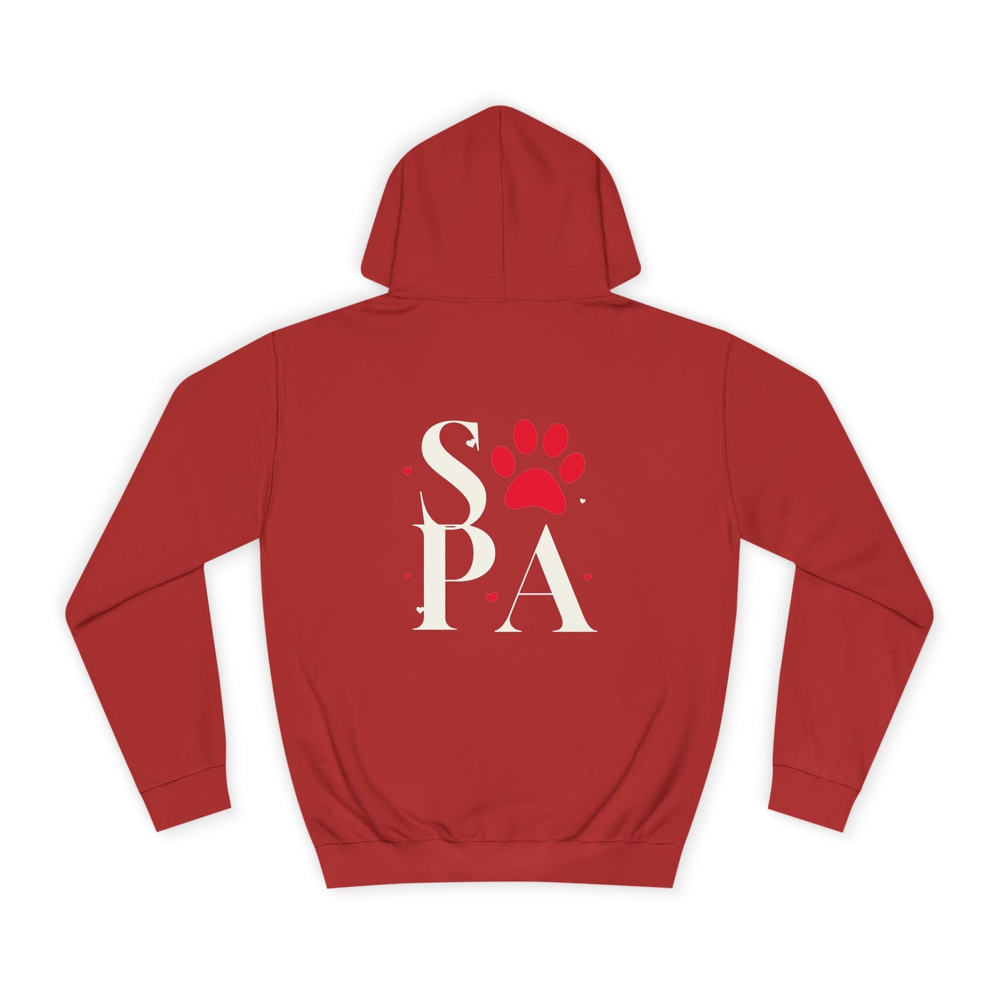 Cozy Hoodie with Paw Print | Unisex Sweatshirt, Gift for Animal Lovers, Apparel, Casual Wear, Birthday
