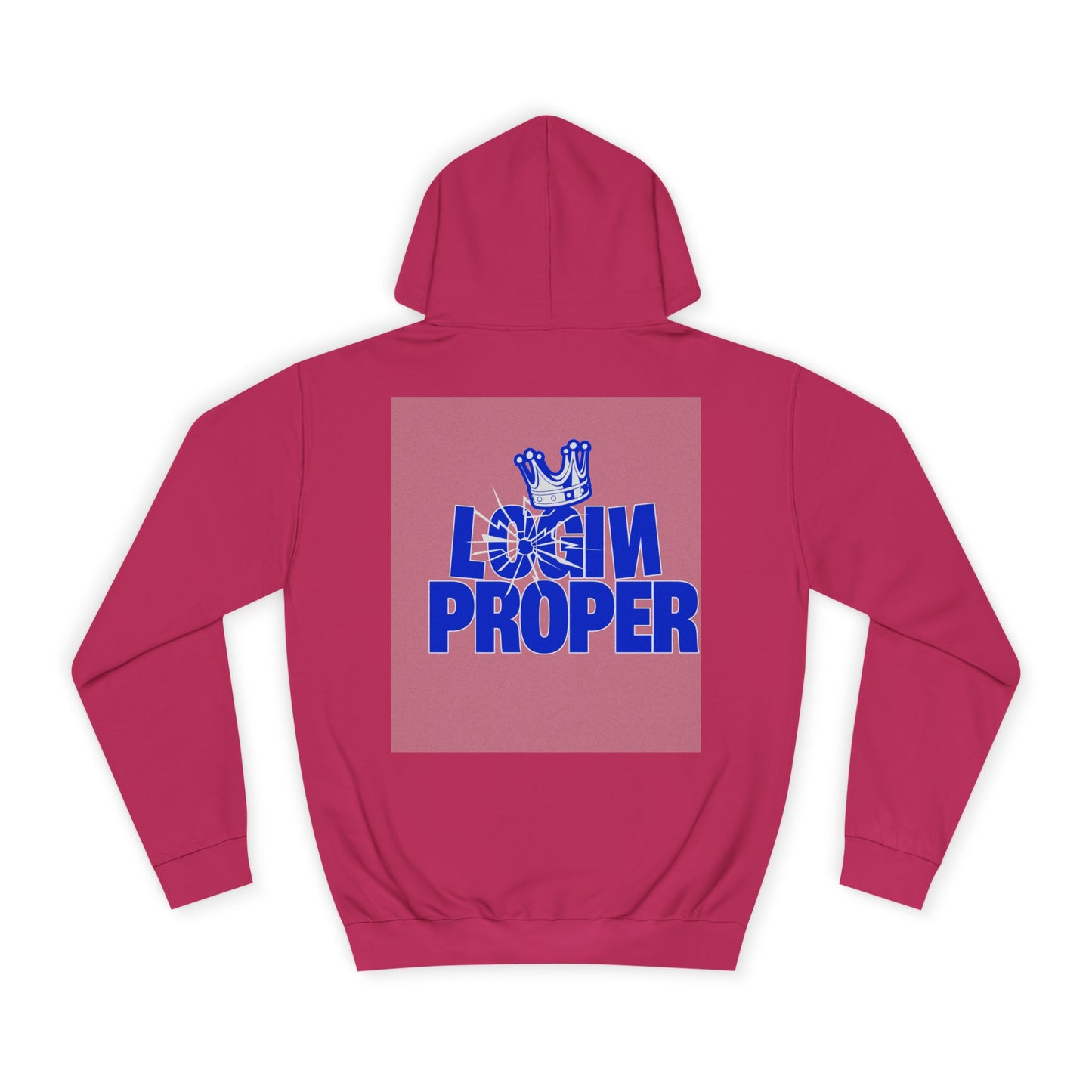 Unisex Hoodie - 'Login Proper' Trendy Spirit Wear, Casual Streetwear, Gift, Cozy Lounge Sweatshirt