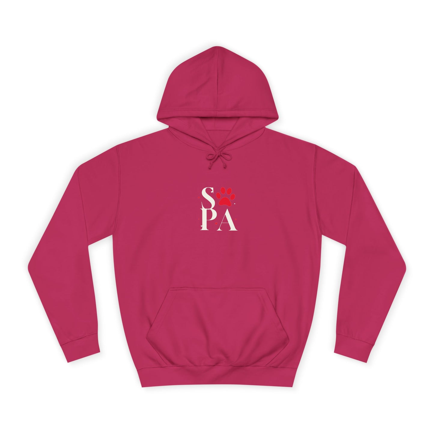 Cozy Hoodie with Paw Print | Unisex Sweatshirt, Gift for Animal Lovers, Apparel, Casual Wear, Birthday