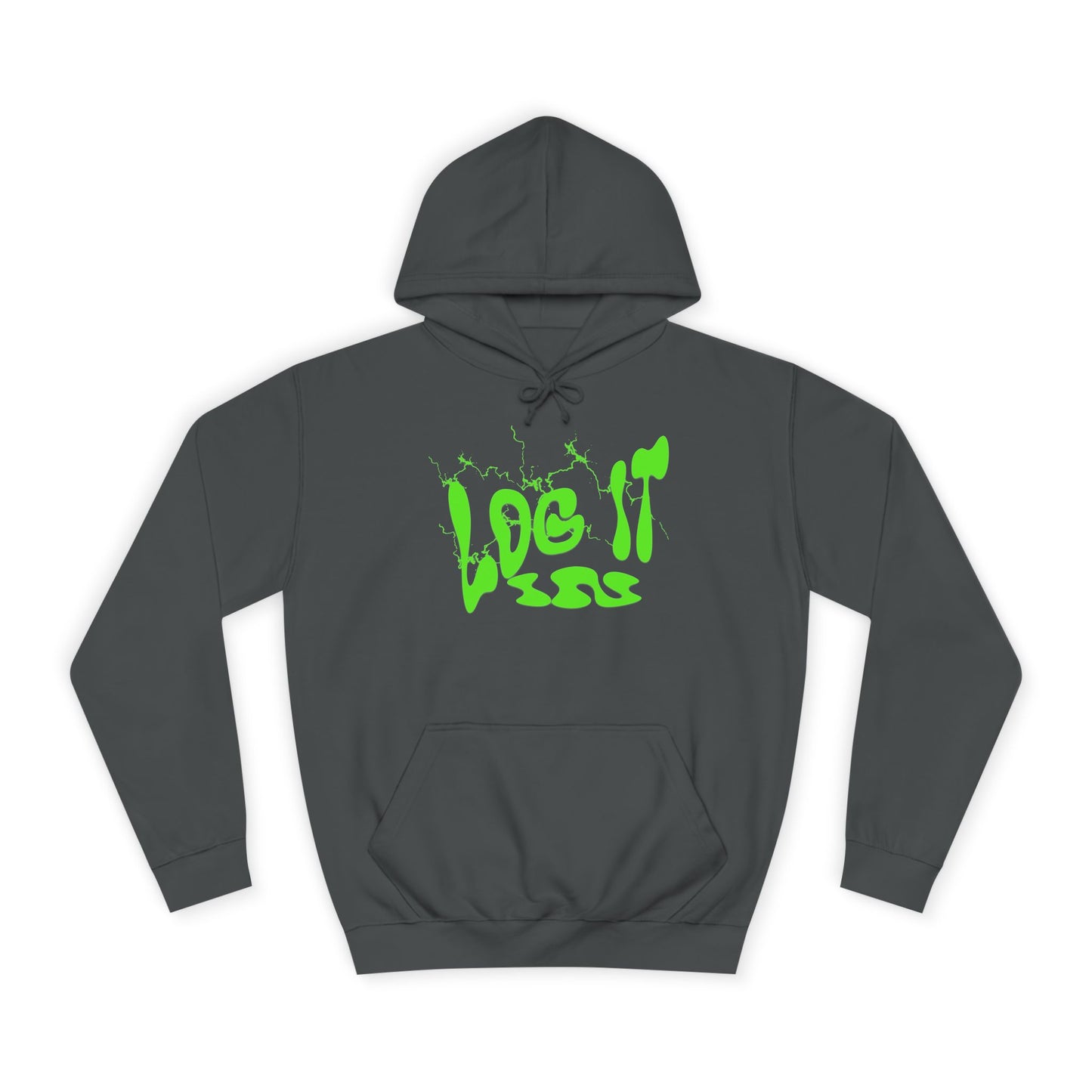 Unisex Hoodie with 'Log It in' Design, Cozy Casual Sweater for Trendy wear, Gift for Comfortable Everyday Wear