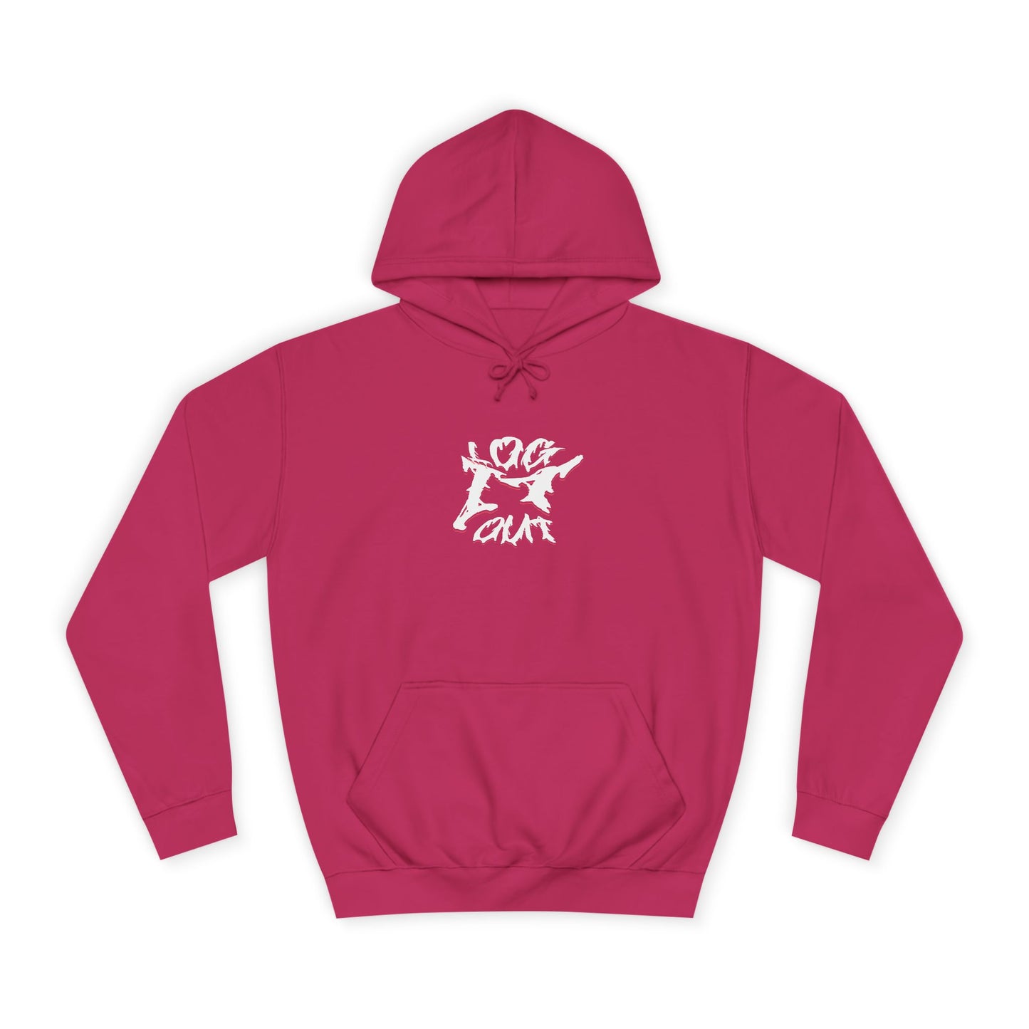 Unisex Log it out Hoodie - Trendy Graphic Sweatshirt, Perfect for Life, Great Gift for Graduation,