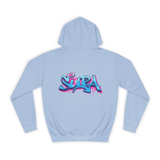 Unisex Hoodie with Colorful Graffiti Design - Casual Streetwear, Custom Apparel, Gift, Everyday Wear, Cozy Layering