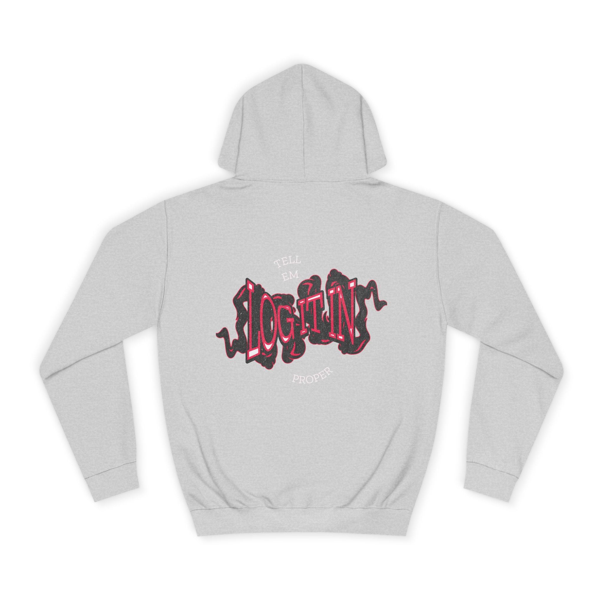 'Log it in'Hoodie for Unisex, Casual Wear, Trendy Apparel, Perfect for Everyday wear, Comfortable Fit