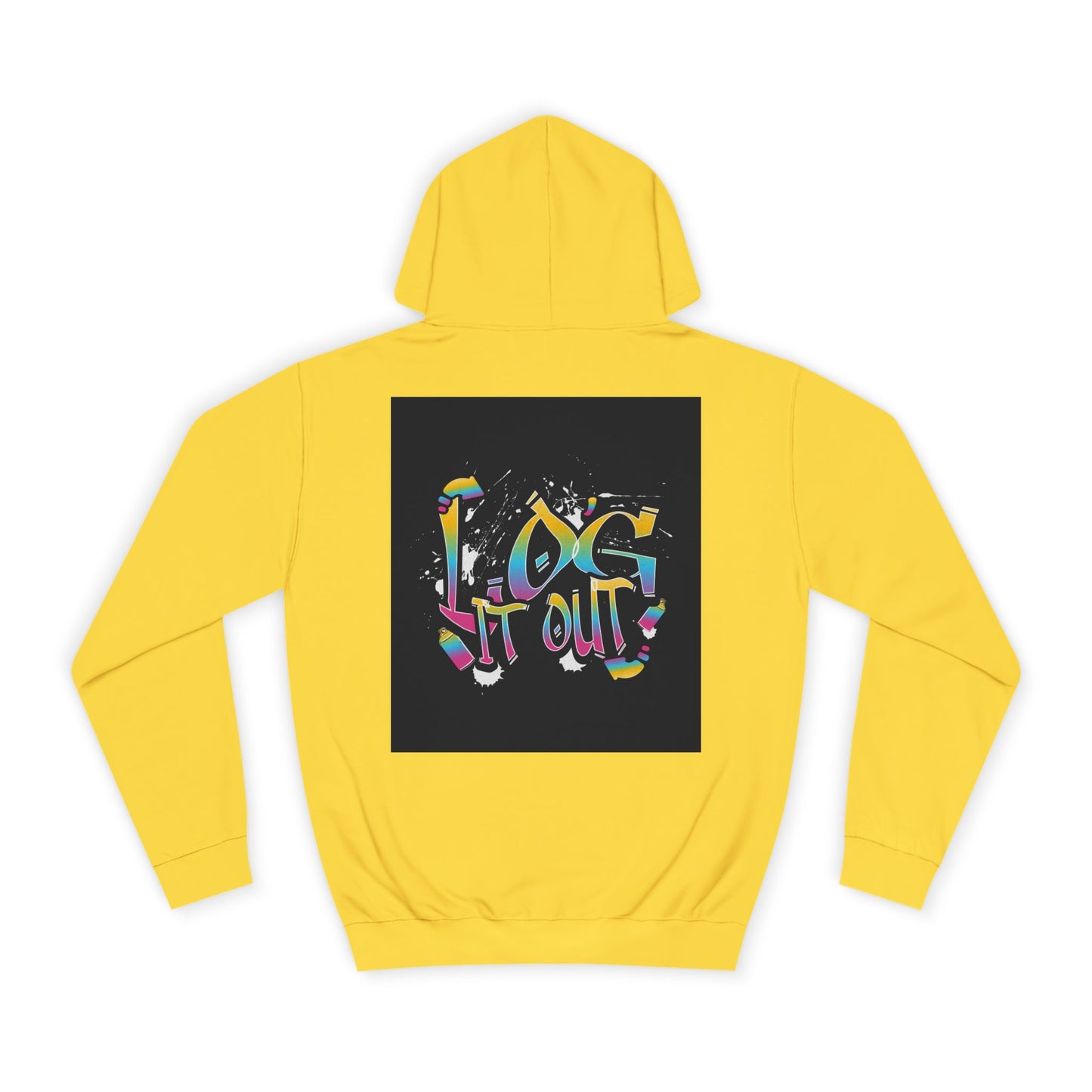 Colorful Unisex log it out Hoodie - Perfect for Students, Casual Wear, Gifts, Relaxed Style, trendy wear