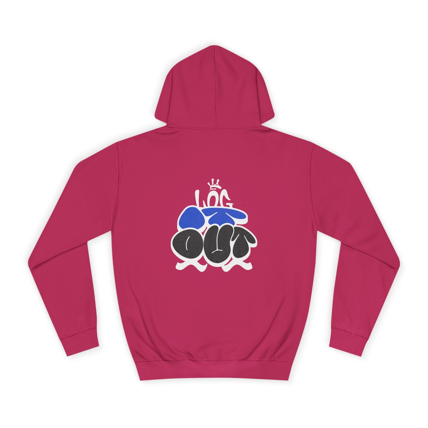 Stylish Unisex Log it out Hoodie, Cozy Wear, Trendy Sweatshirt, Gift, Casual Everyday Hoodie
