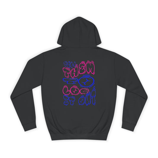 Unisex Log it Out Hoodie with Motivational Design | Cozy Wear, Fun Apparel,Casual