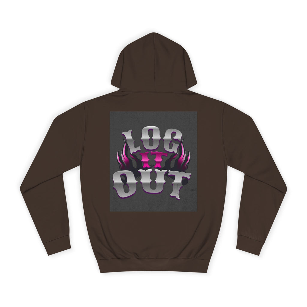 Cool Unisex Log it out Hoodie, Perfect for Any one, Trendy Custom Apparel, Casual Wear, Gift, Streetwear Style