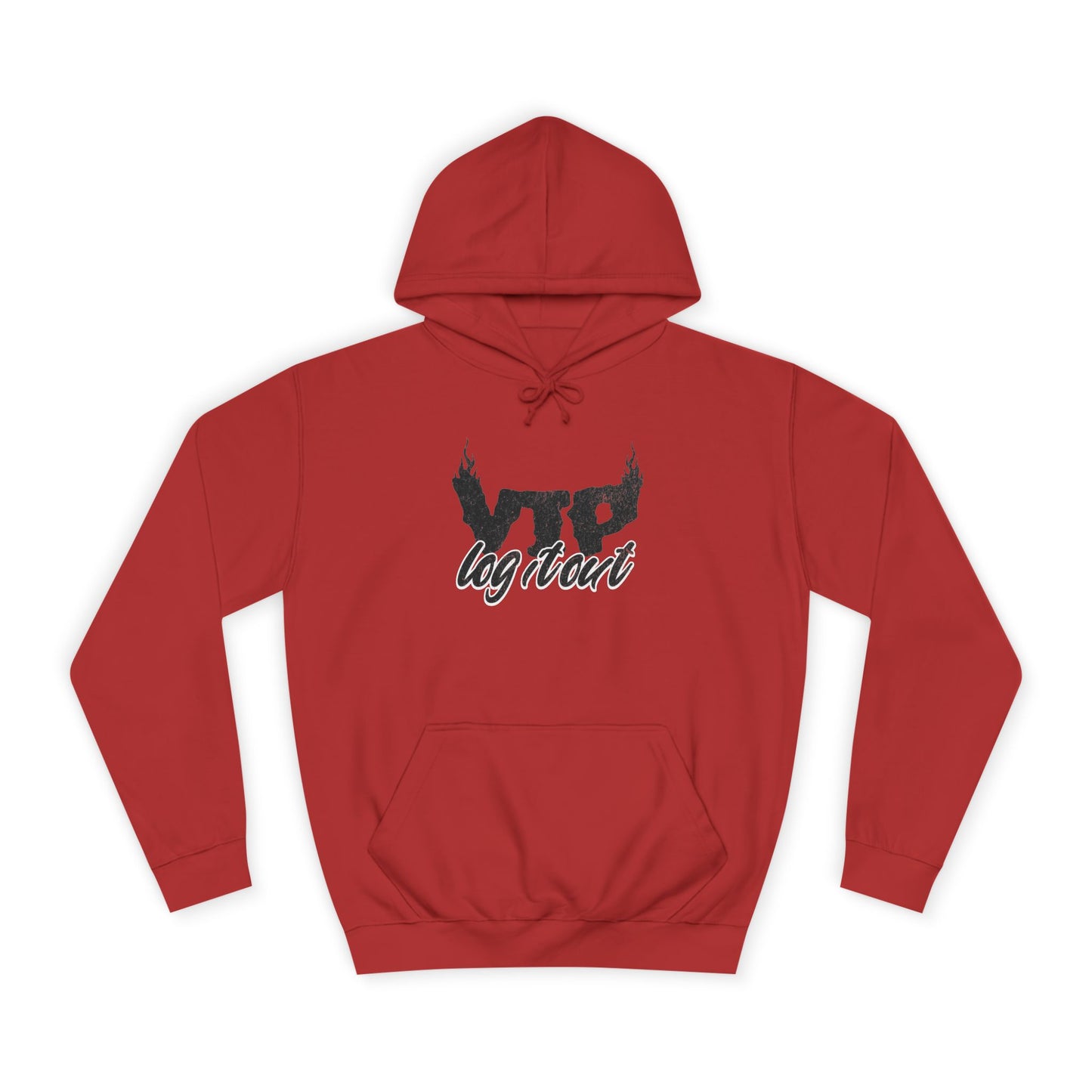Unisex Log it Out Hoodie with Bold Logo, Casual Streetwear, Perfect for Any Thing, Comfortable Gift for Everyday Wear