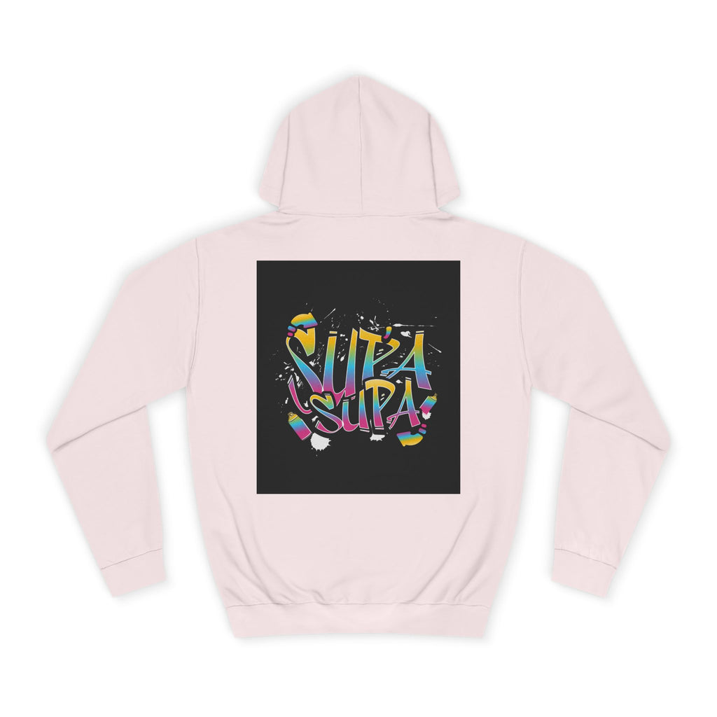Colorful Unisex Supa Supa Hoodie, Casual Sweatshirt, Vibrant Apparel, Streetwear Hoodie