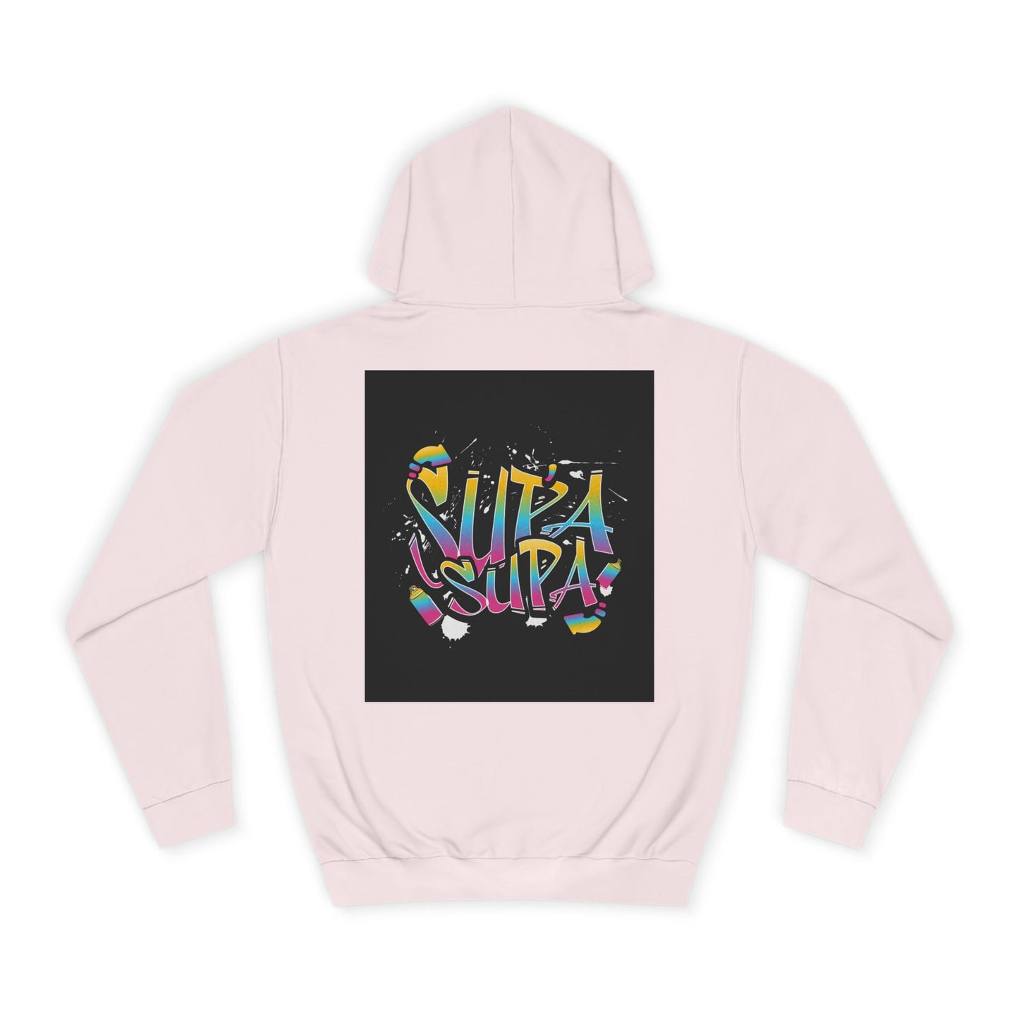 Colorful Unisex Supa Supa Hoodie, Casual Sweatshirt, Vibrant Apparel, Streetwear Hoodie