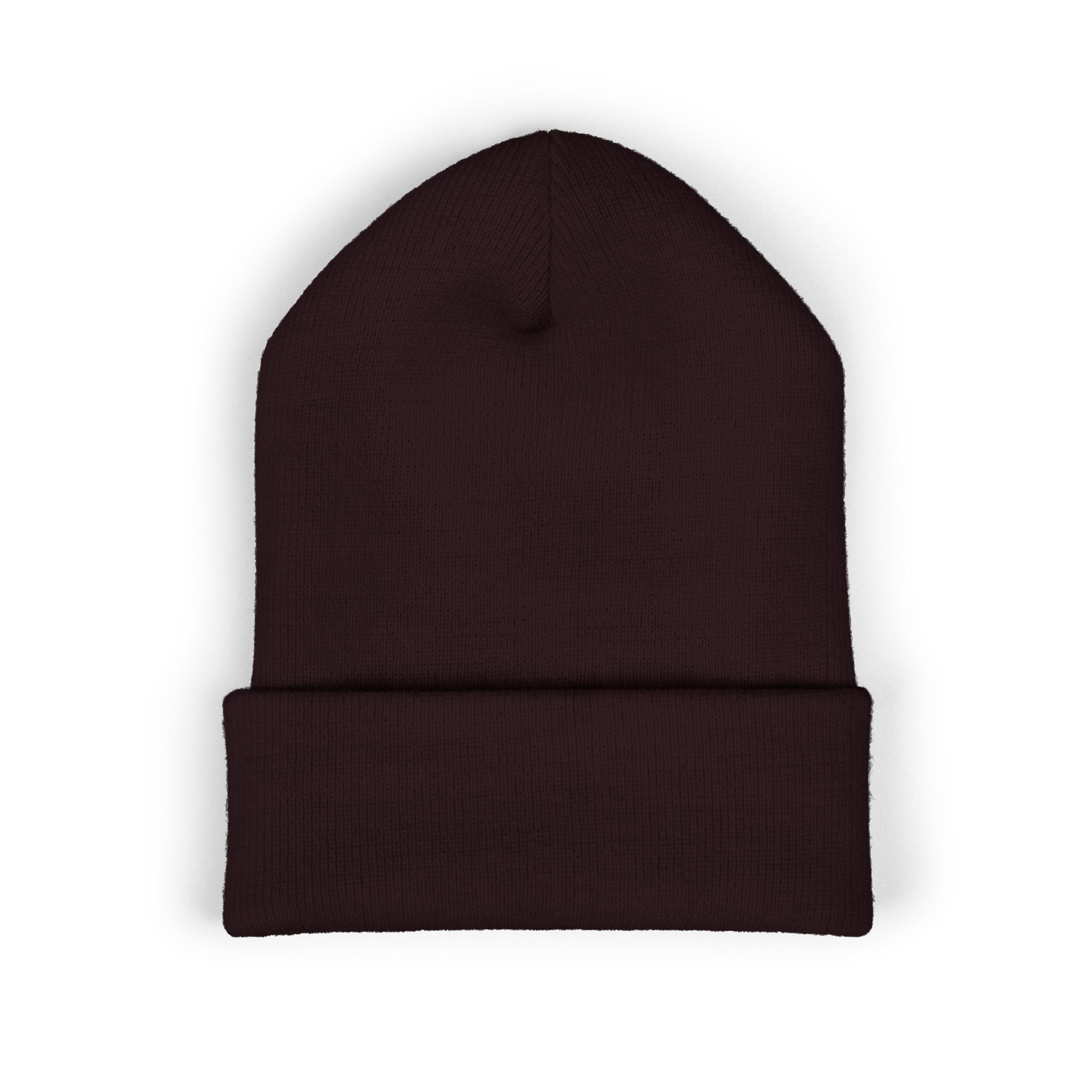 Embroidered 'Real Properl' Star Cuffed Beanie — Classic Winter Knit Hat