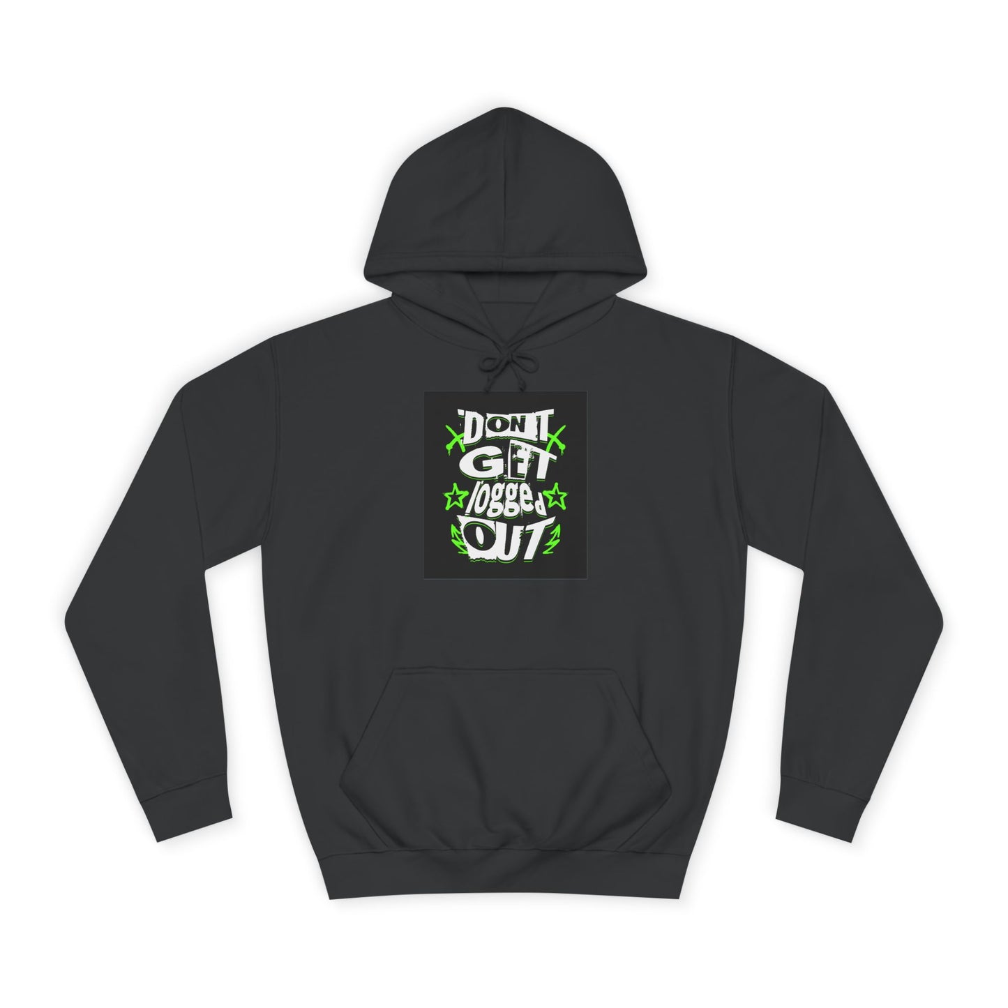 Vibrant Unisex Hoodie - Perfect for Life, Casual Outings & Gift Ideas - Fun Design: 'Don't Get Logged Out!'