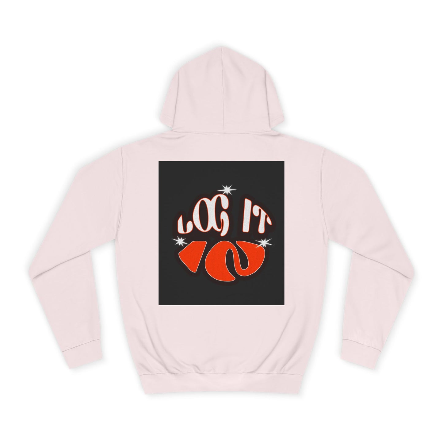Trendy Unisex Log it in Hoodie, Casual Wear, custom Gear, Gift, Relaxed Fit