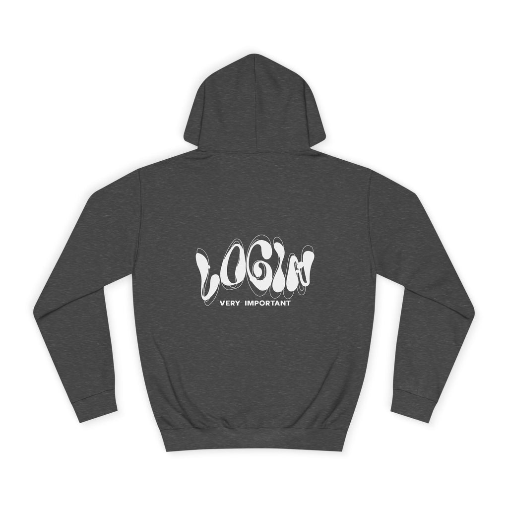 Cool College Unisex Hoodie - LOGIN, Apparel, Funny Hoodie, Gift, Cozy Wear,Trendy Fashion
