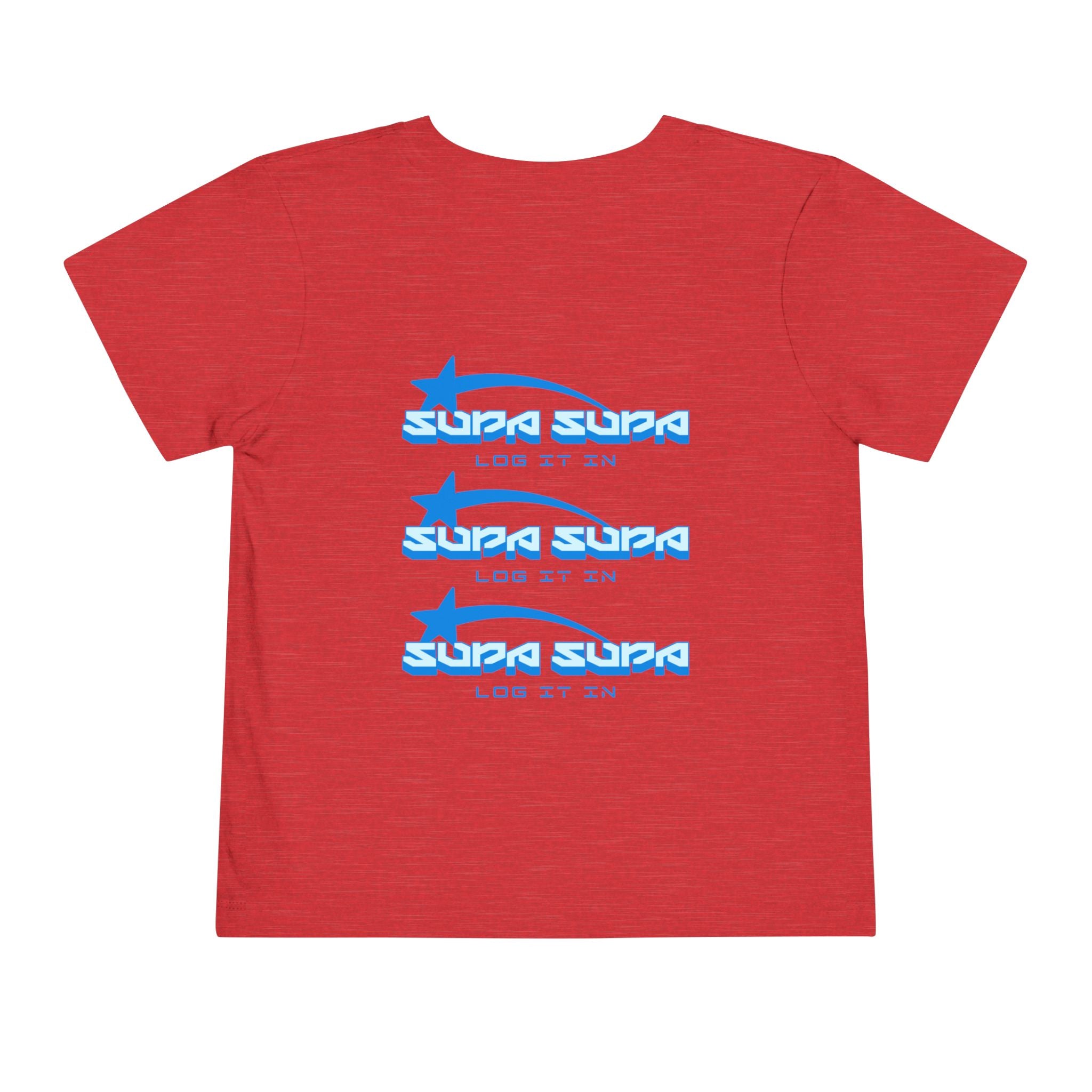 Toddler Tee — Blue Star 'Supa Supa' Graphic Shirt