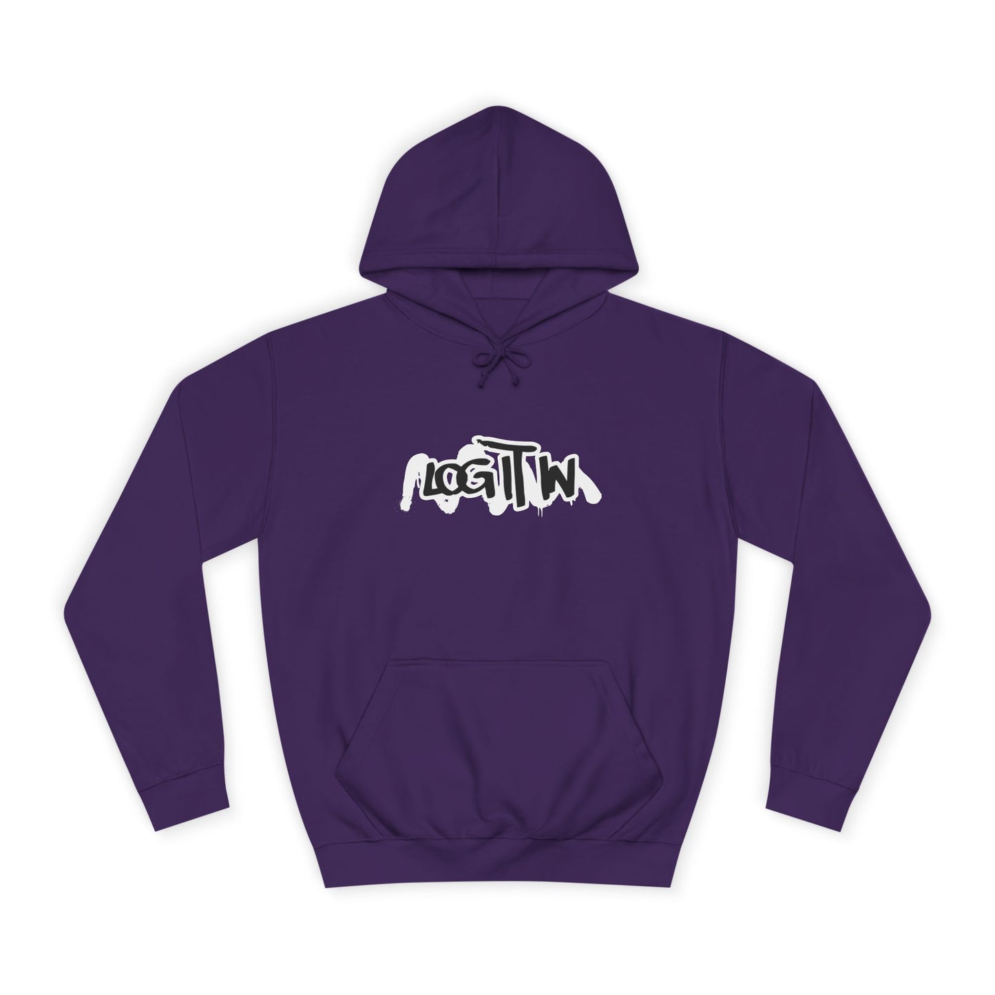 Unisex Log it in  Hoodie with Trendy Graphic, Stylish Casual Wear, Gift, Apparel, Cozy Sweatshirt for Every Occasion