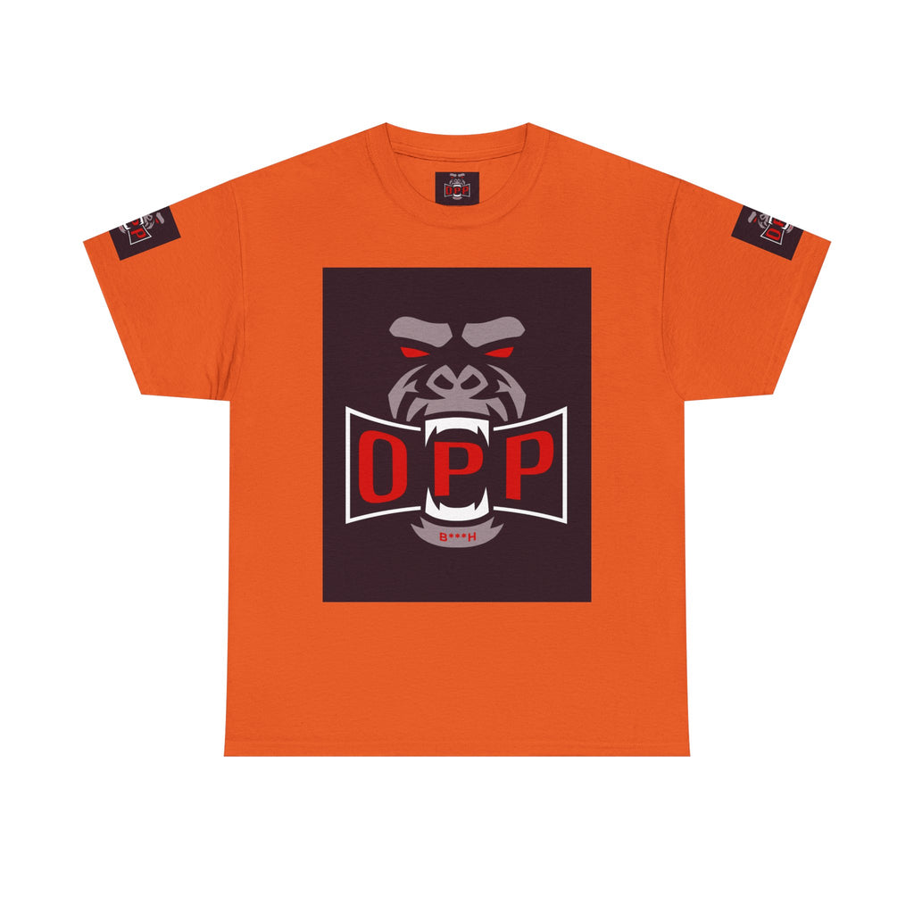 Gorilla OPP Graphic Tee — Bold Red & Black Urban Streetwear Shirt