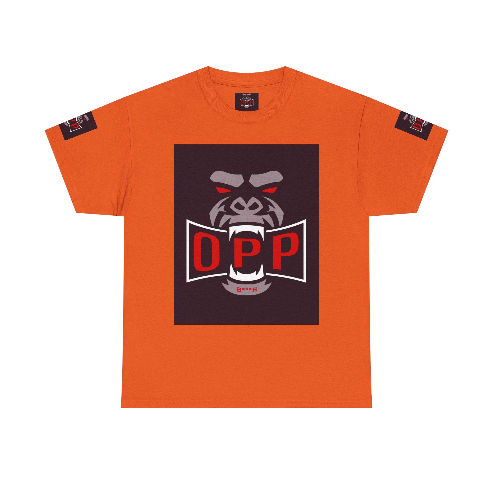 Gorilla OPP Graphic Tee — Bold Red & Black Urban Streetwear Shirt
