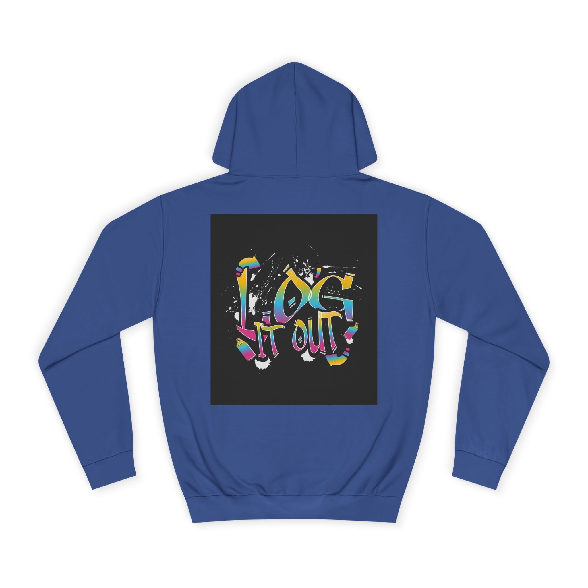 Colorful Unisex log it out Hoodie - Perfect for Students, Casual Wear, Gifts, Relaxed Style, trendy wear