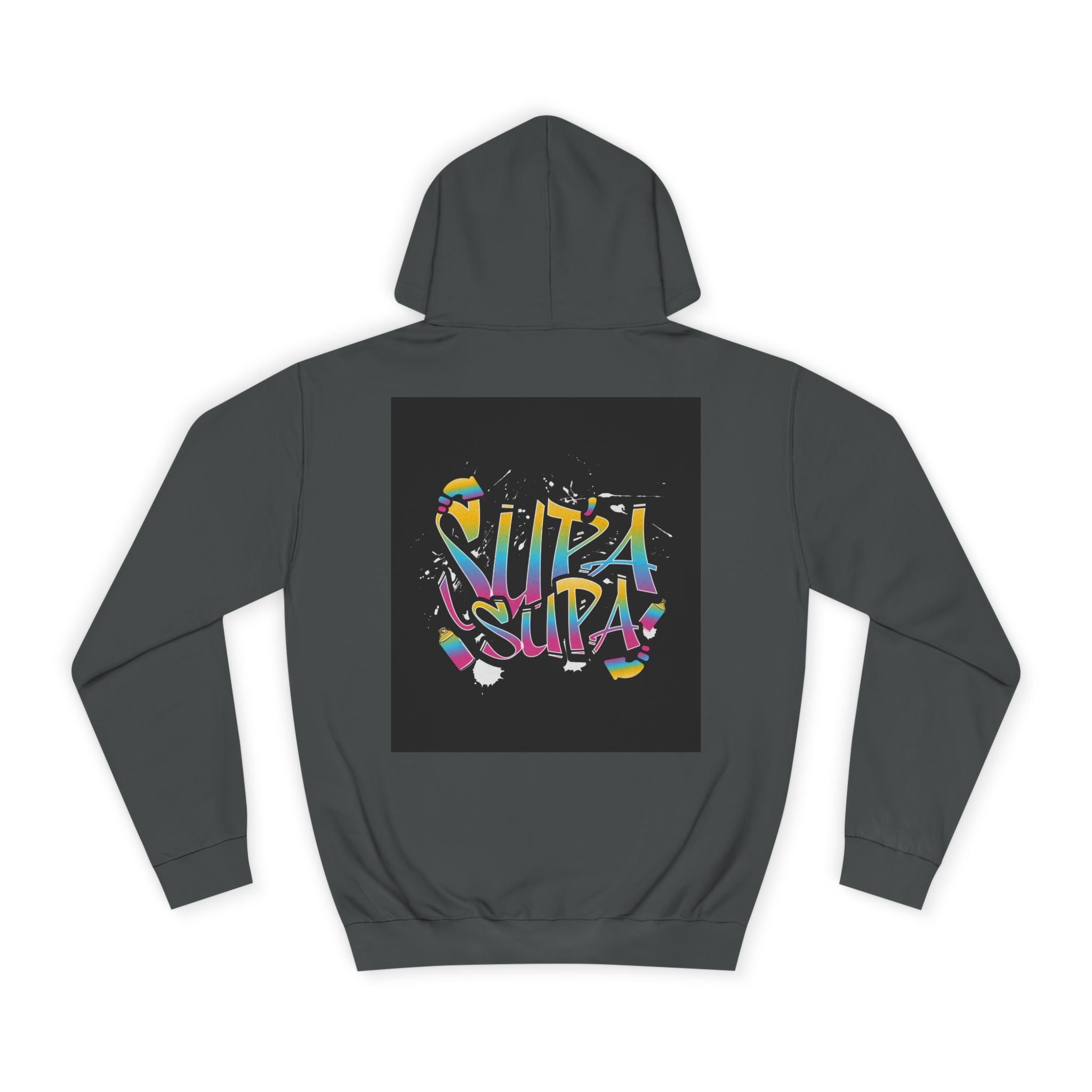 Colorful Unisex Supa Supa Hoodie, Casual Sweatshirt, Vibrant Apparel, Streetwear Hoodie