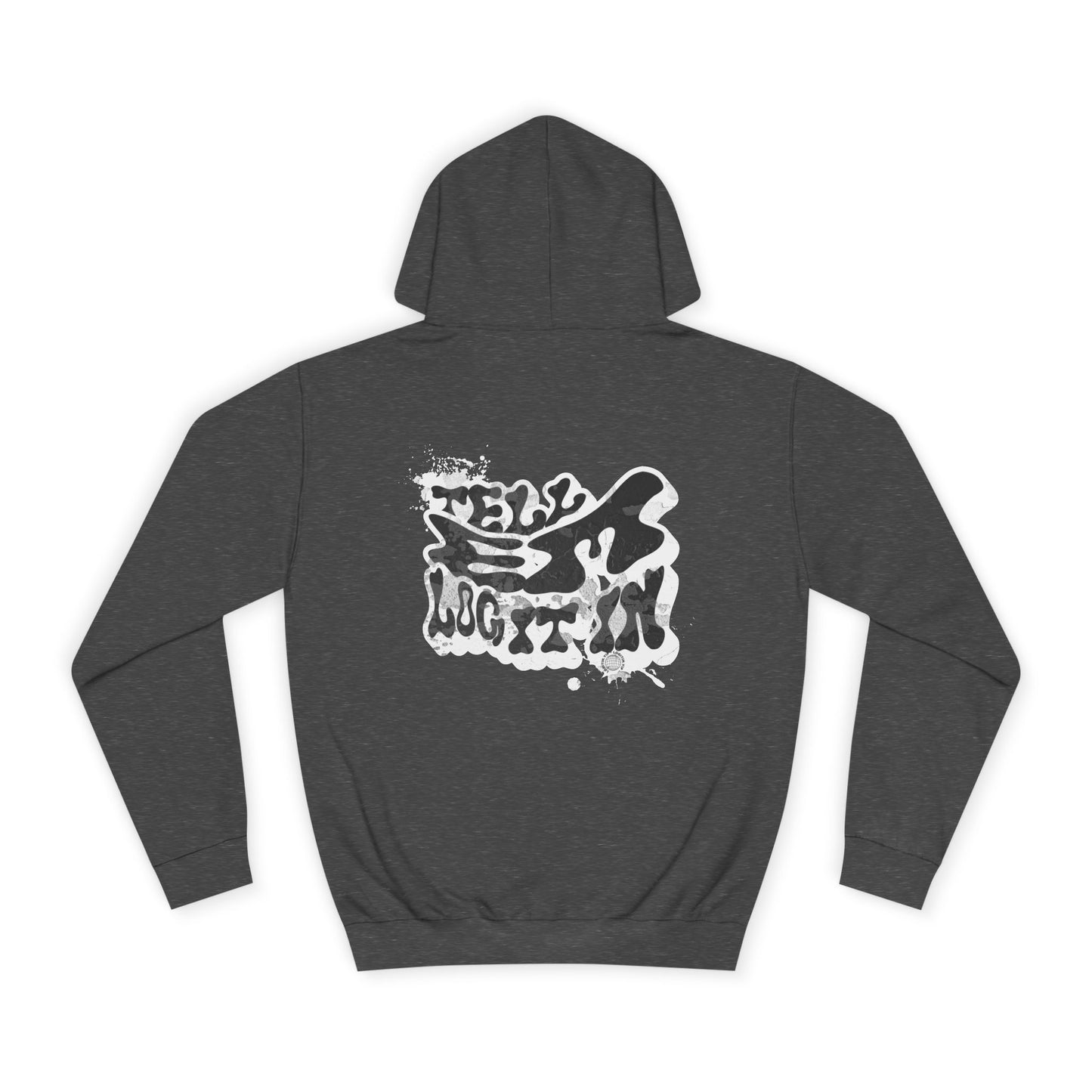 Trendy Unisex Tell em log it in Hoodie: Stylish Streetwear, Casual Wear, great Gift , Cozy Layering, Unique trendy Style