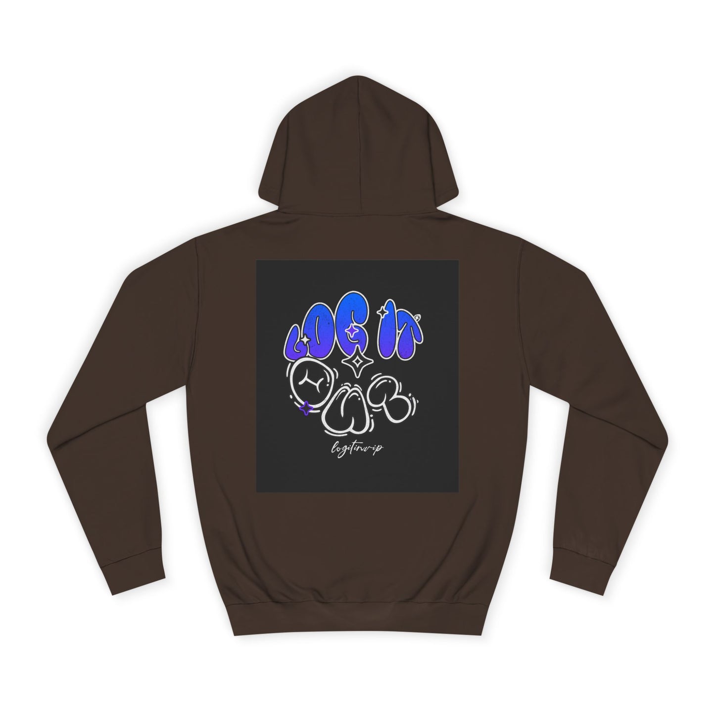 Vibrant Log it out Spirit Hoodie, Unisex Hoodie, Comfortable Sweatshirt, Graphic Hooded Sweatshirt,