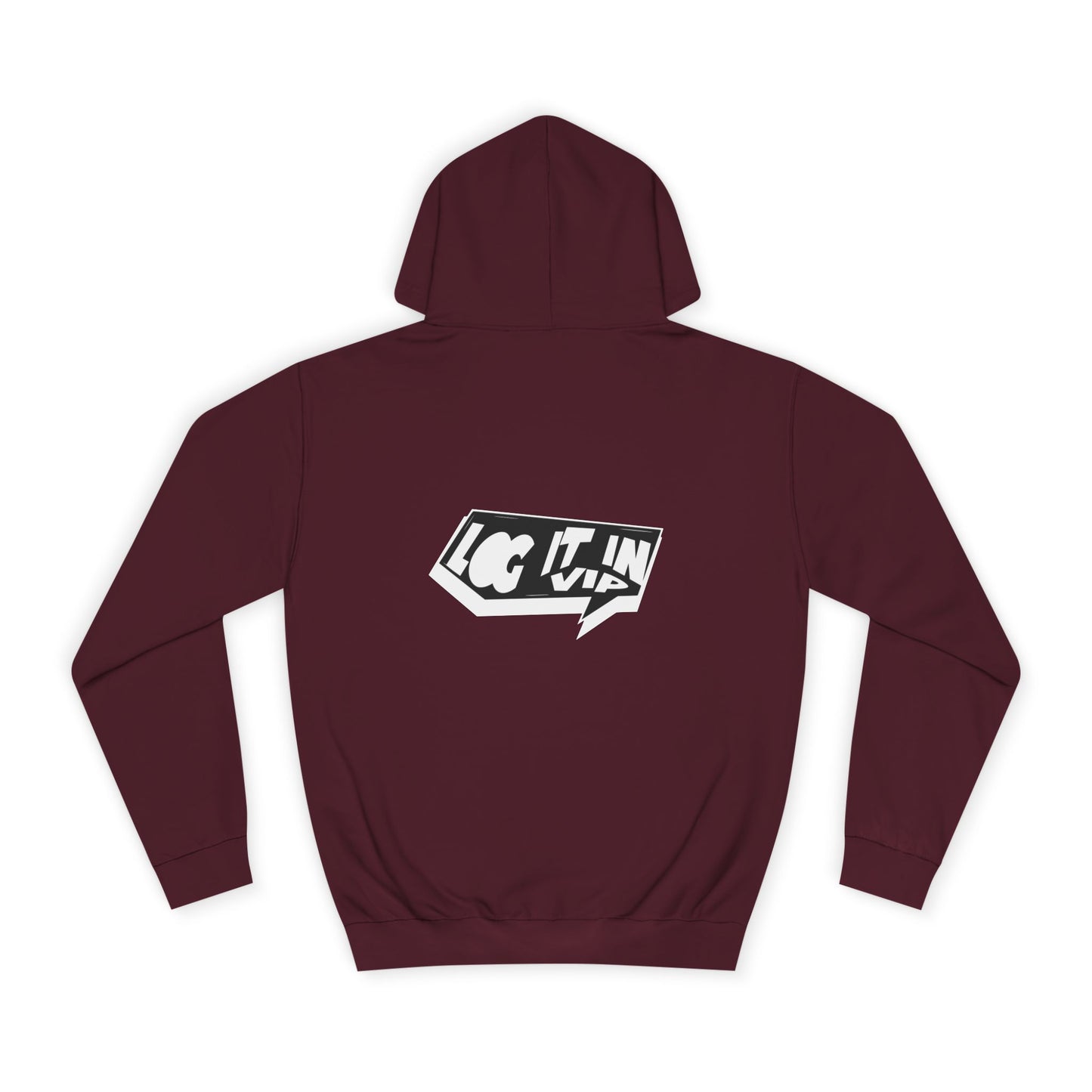 Unisex log it in Hoodie, Cozy Sweatshirt, Everyday Wear, Gift for Students, Youth Fashion, trendy Essentials
