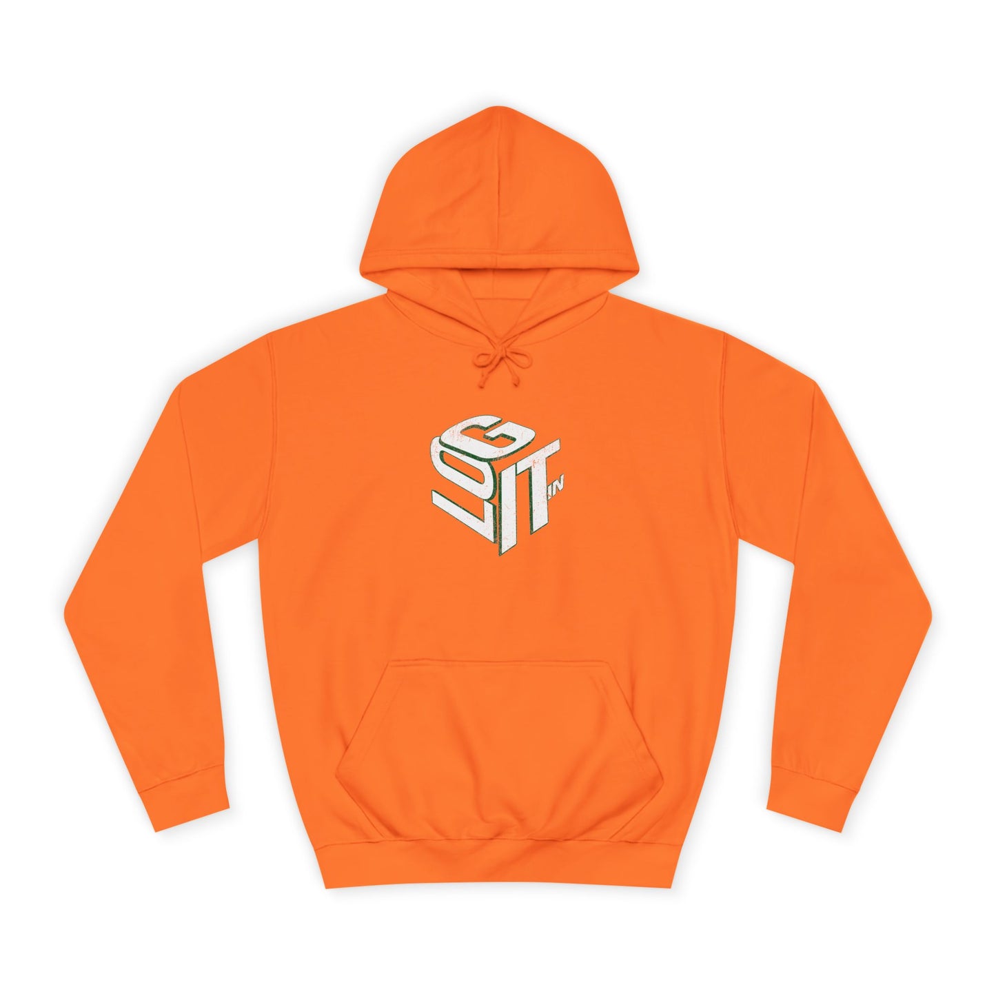 Stylish Unisex  Hoodie with Design, Log it in Sweatshirt, Casual Hoodie, Modern Apparel, Unique Gear
