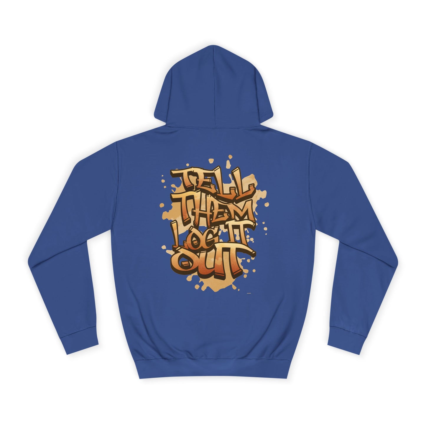 Unisex Hoodie with Graffiti Art, Streetwear Style, Casual Outfit, Gift, Trendy Hoodie for Everyday Life