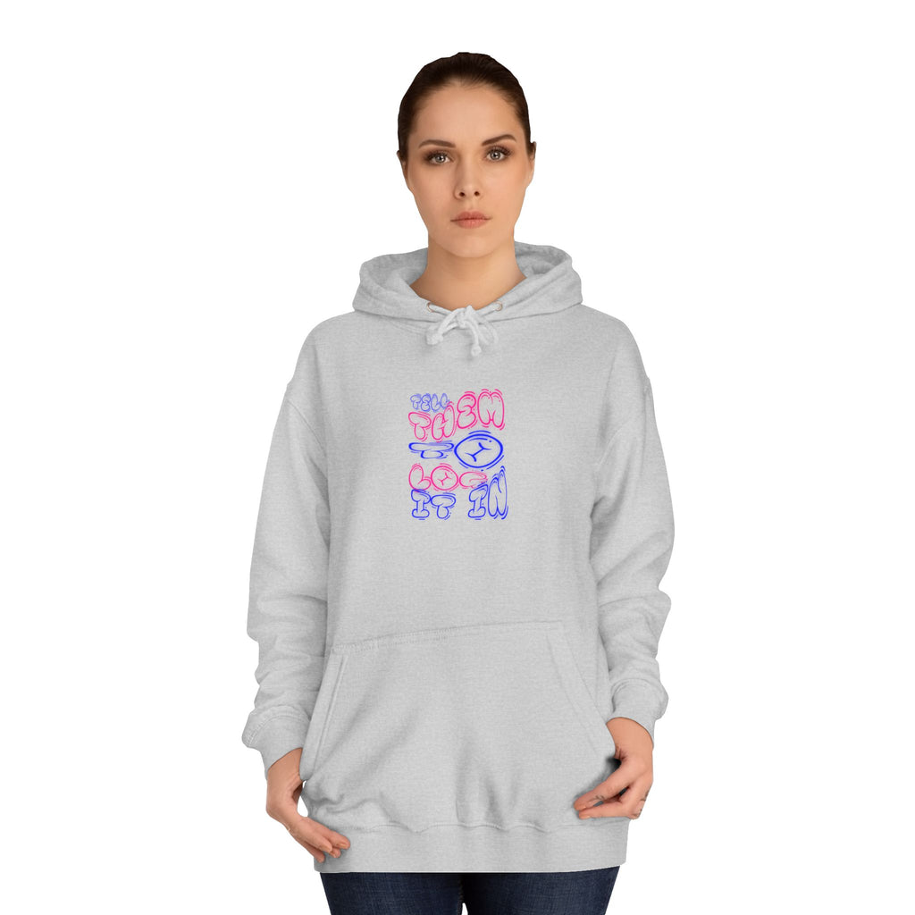 Chill Vibes Log it in Hoodie | Cozy Unisex Sweatshirt, Gifts for Graduates, Apparel, Everyday Comfort