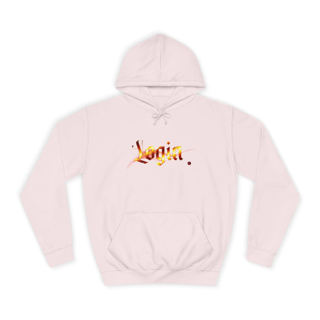 Aesthetic 'Login' Unisex Hoodie, Cozy Trendy Wear, Gift for Any One, Warm Casual Style, Trendy Hoodie