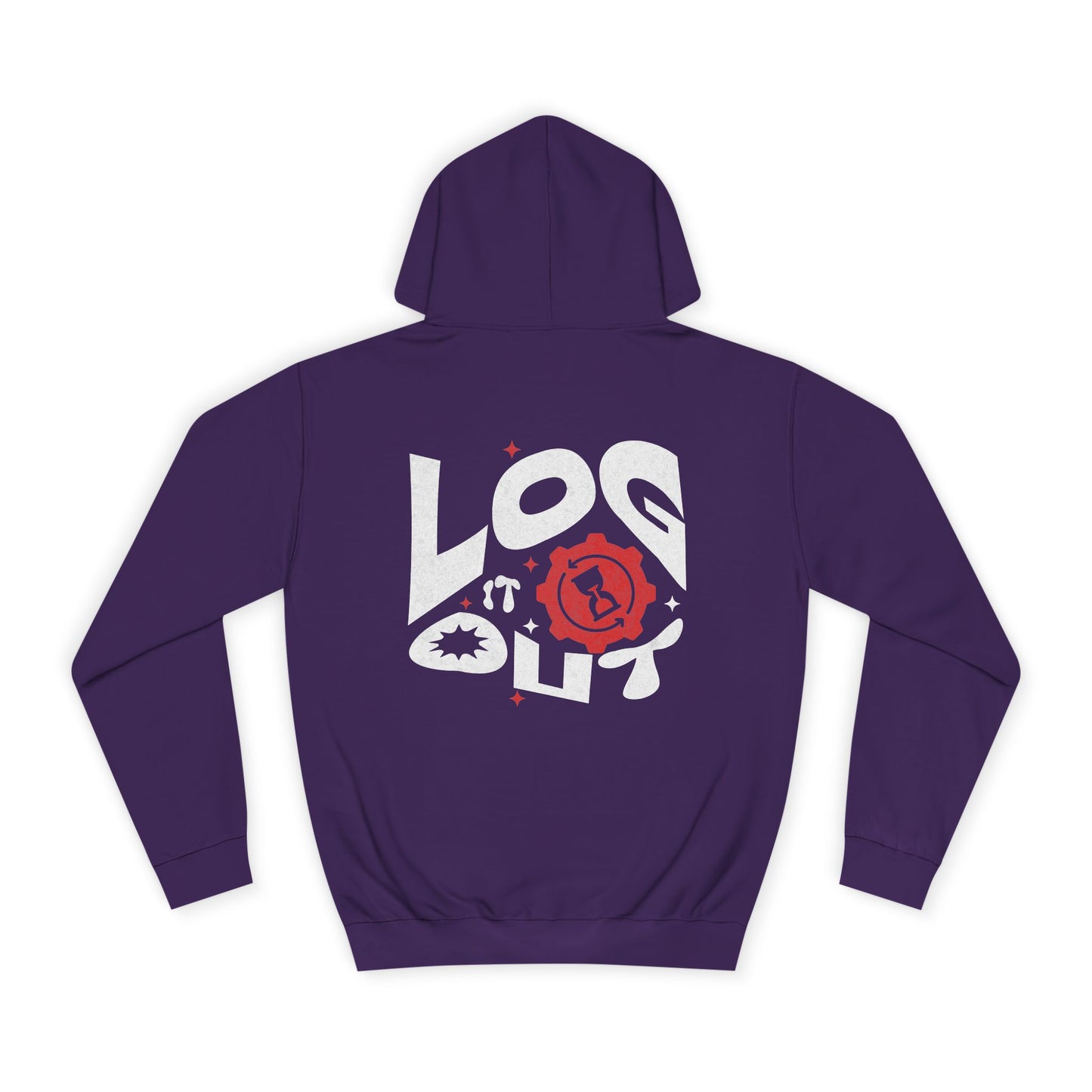 Stylish Unisex Log it out Hoodie with Unique Graphic Design, Perfect for Life, Gift, Comfortable Casual Wear