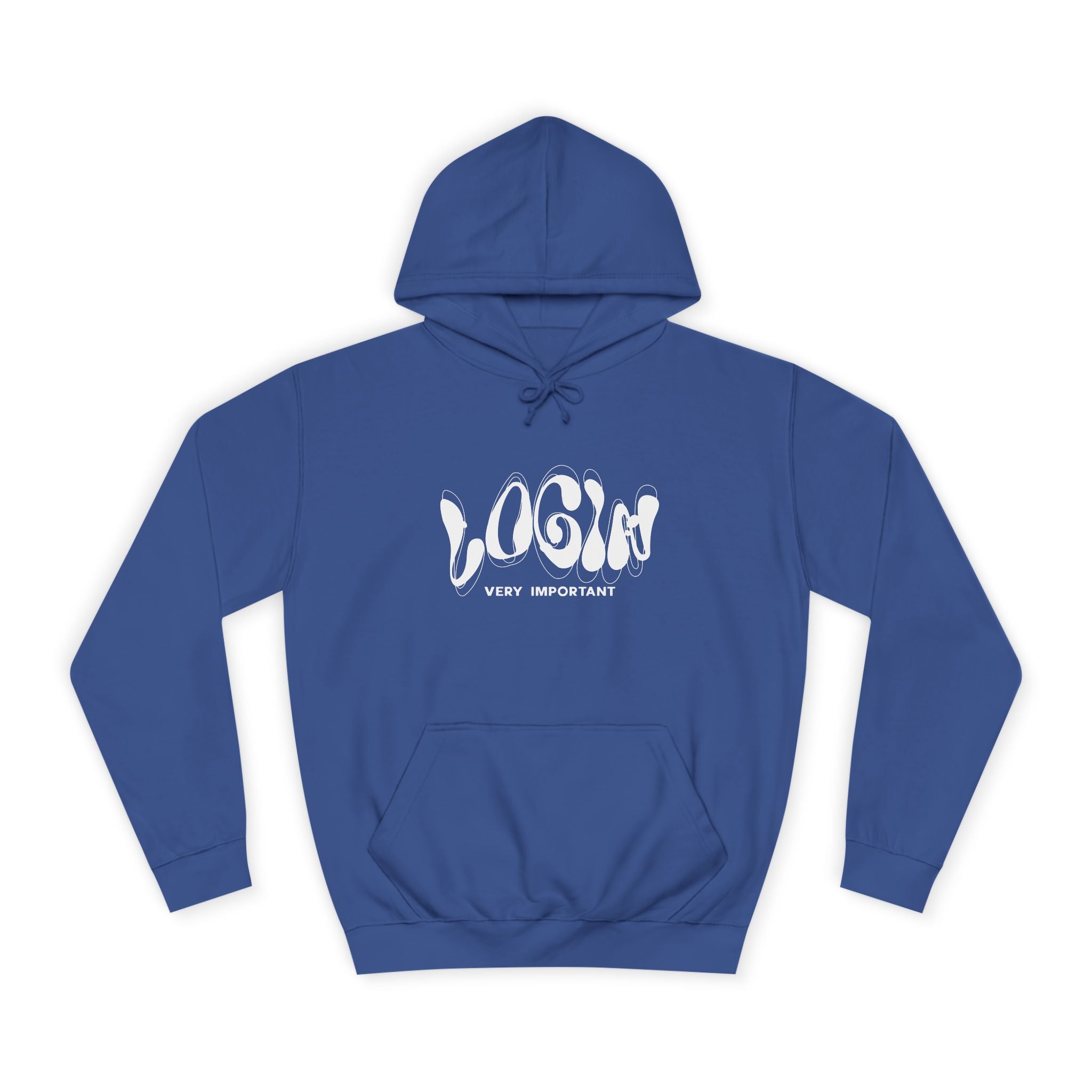 Cool College Unisex Hoodie - LOGIN, Apparel, Funny Hoodie, Gift, Cozy Wear,Trendy Fashion