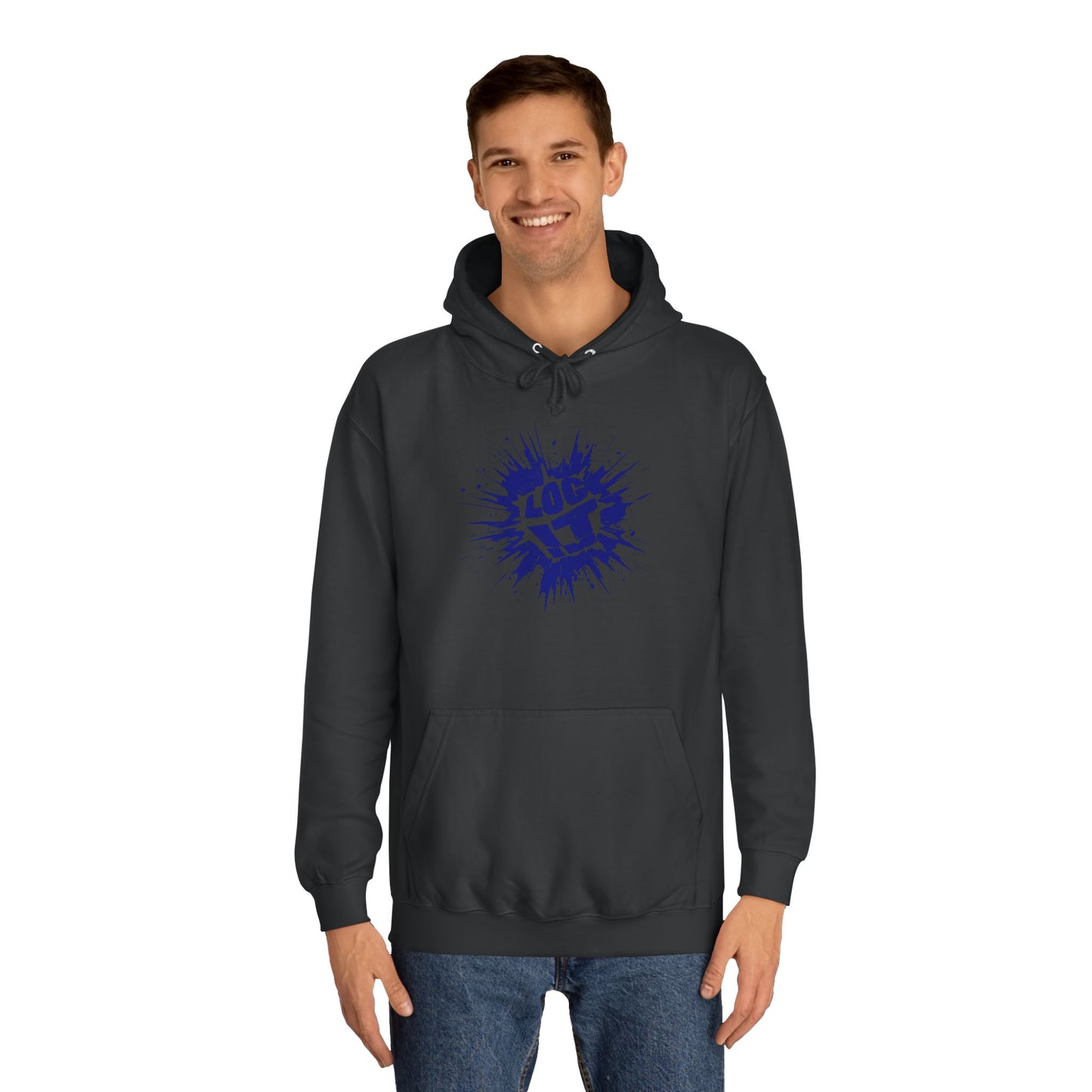 Unisex 'Log it in' Hoodie - Trendy Vibe, Perfect for Everyday wear, Casual Style, Great for Gifting, Ideal for Life