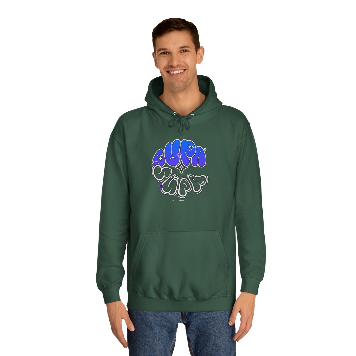 Unisex Supa Supa Streetwear Hoodie, Casual Art Hoodie, Life Apparel, Stylish Unisex Pullover, Hipster Hoodie Gift