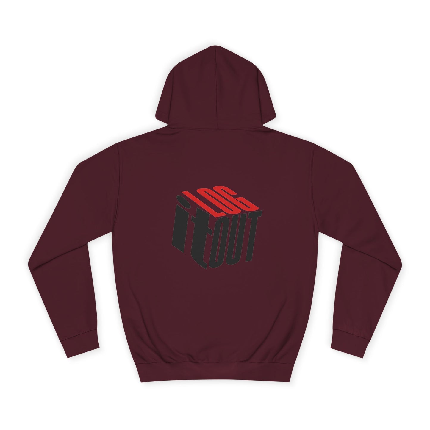 Stylish Unisex Log it out Hoodie with Trendy Graphic, Casual Wear, Cozy Gift, Fun Hoodie for Everyday Use,