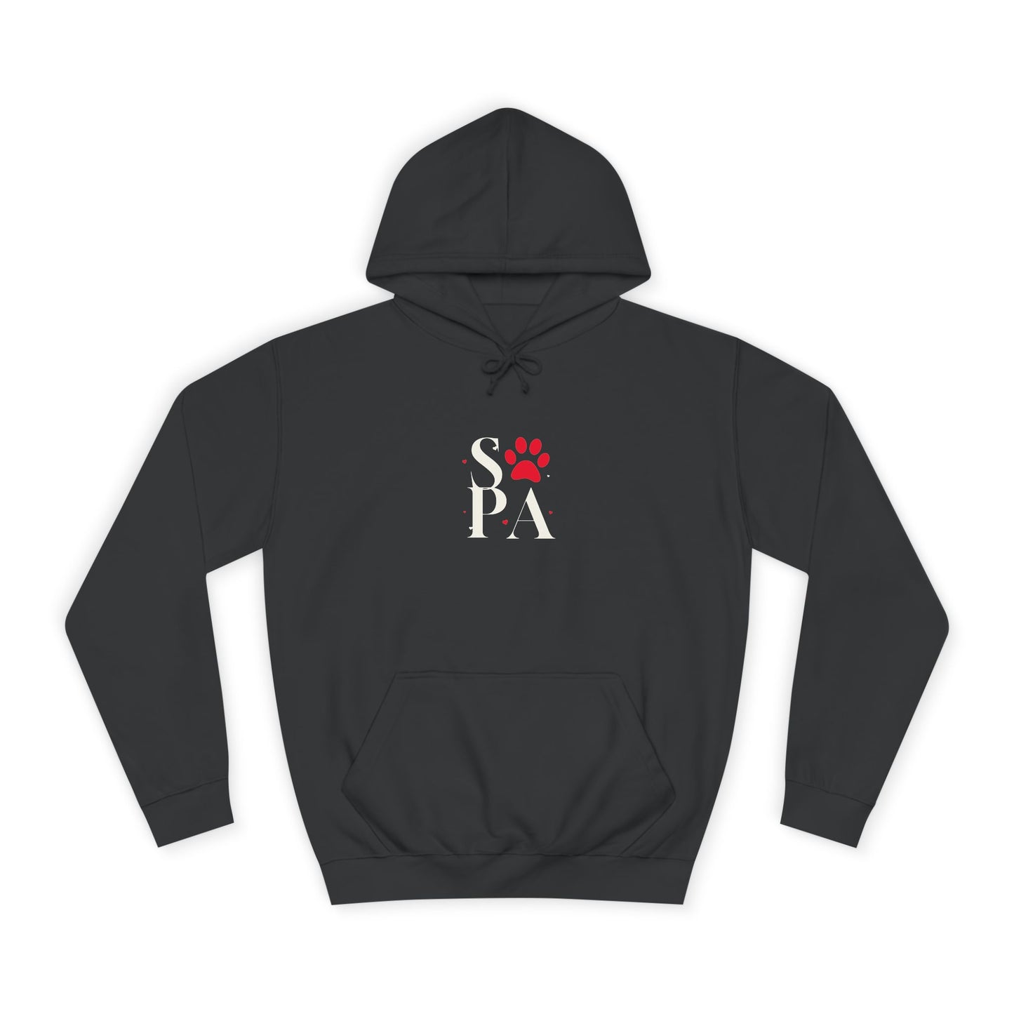 Cozy Hoodie with Paw Print | Unisex Sweatshirt, Gift for Animal Lovers, Apparel, Casual Wear, Birthday
