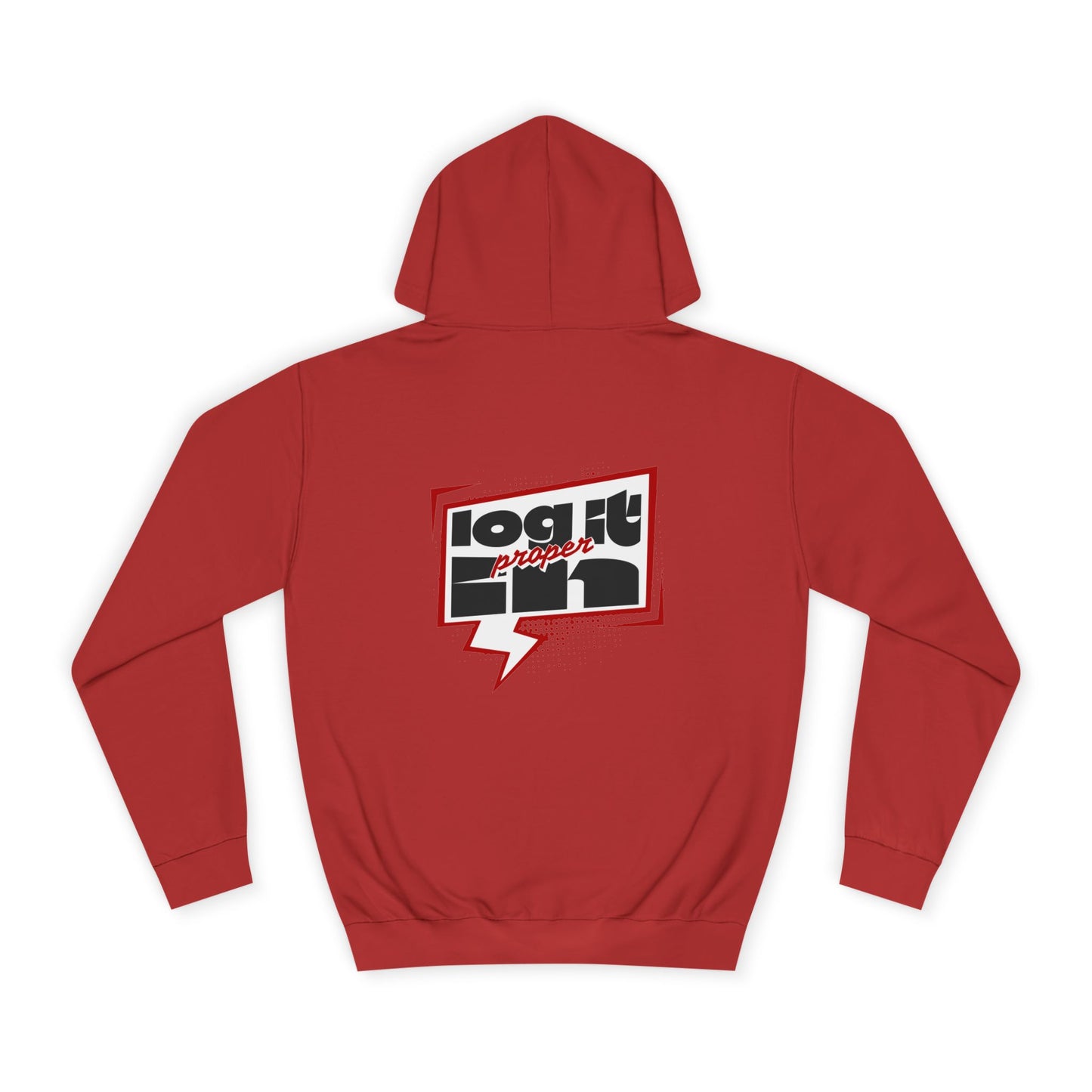 Unisex Log it in Hoodie - Casual Streetwear, College Apparel, Gift, Comfortable Hoodie, Unique Graphic Sweatshirt