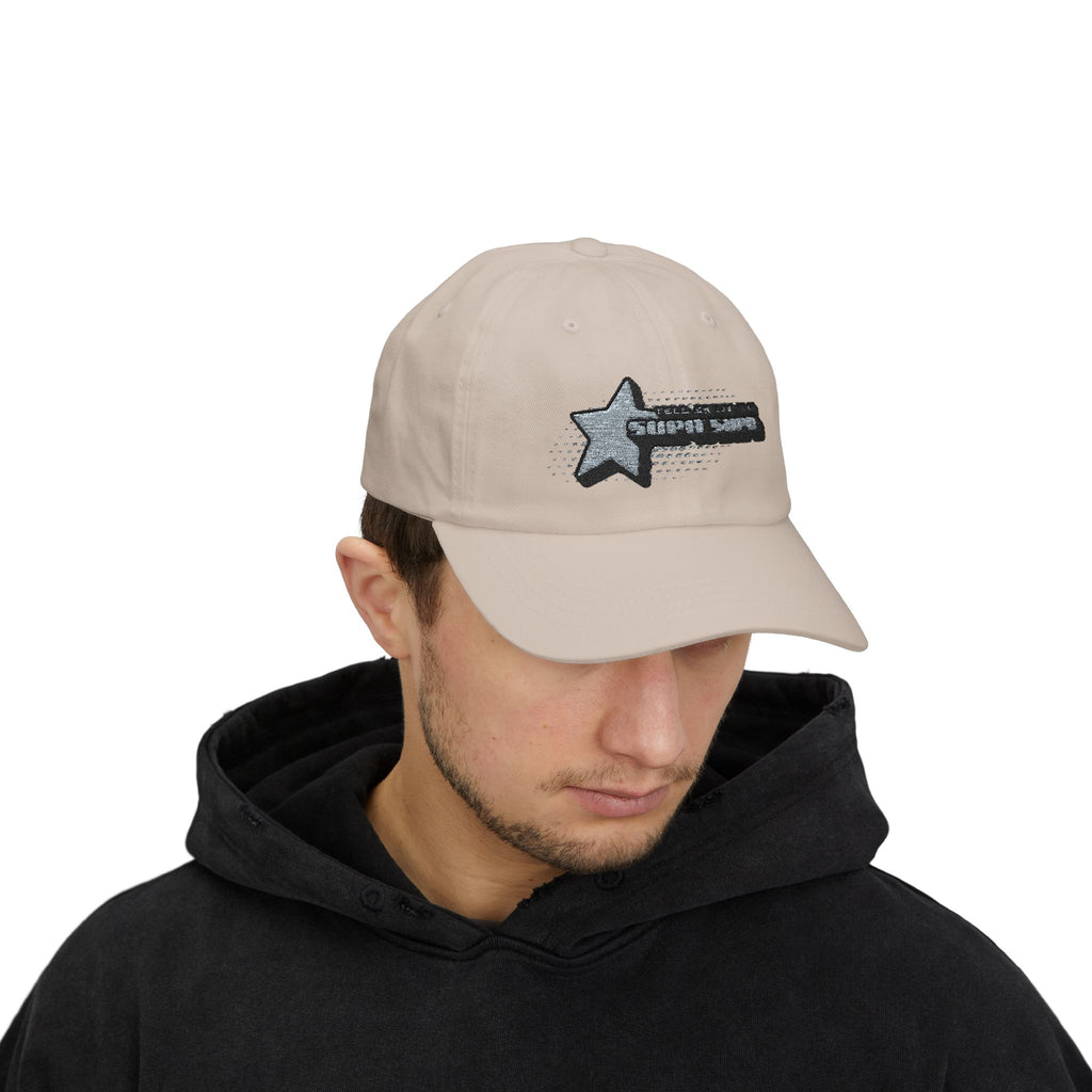 Shooting Star Embroidered Cap — 'Tell em log it in' Hat