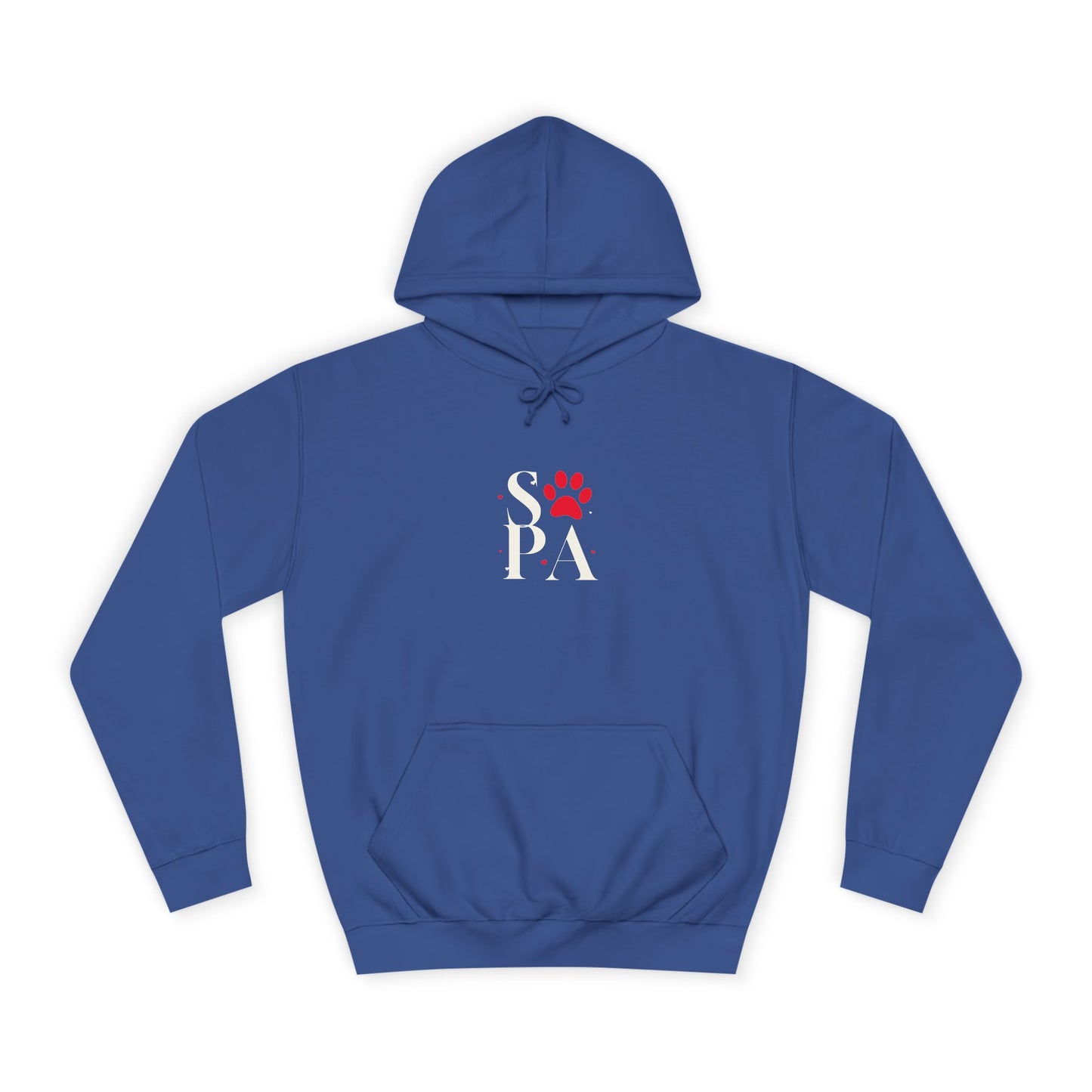 Cozy Hoodie with Paw Print | Unisex Sweatshirt, Gift for Animal Lovers, Apparel, Casual Wear, Birthday