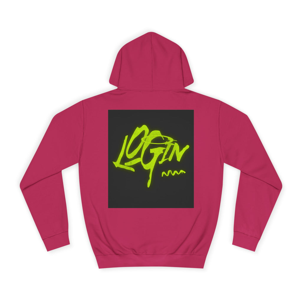 Trendy Unisex Hoodie - 'LOGIN' Graphic Design