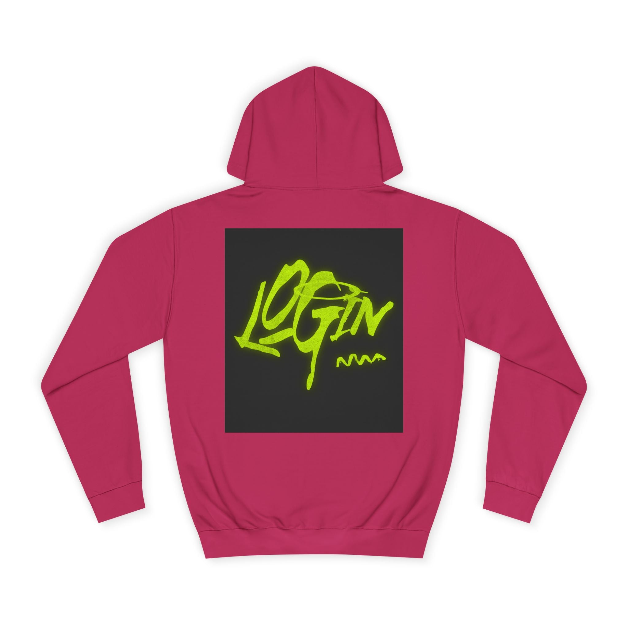 Trendy Unisex Hoodie - 'LOGIN' Graphic Design