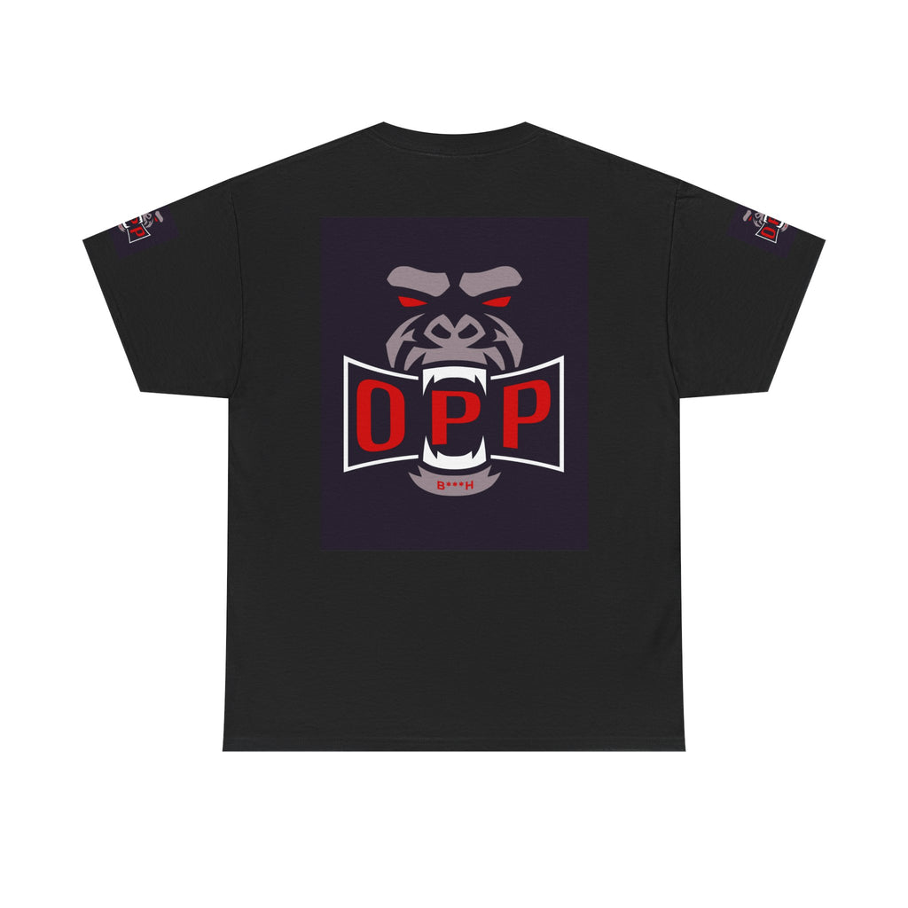 Gorilla OPP Graphic Tee — Bold Red & Black Urban Streetwear Shirt