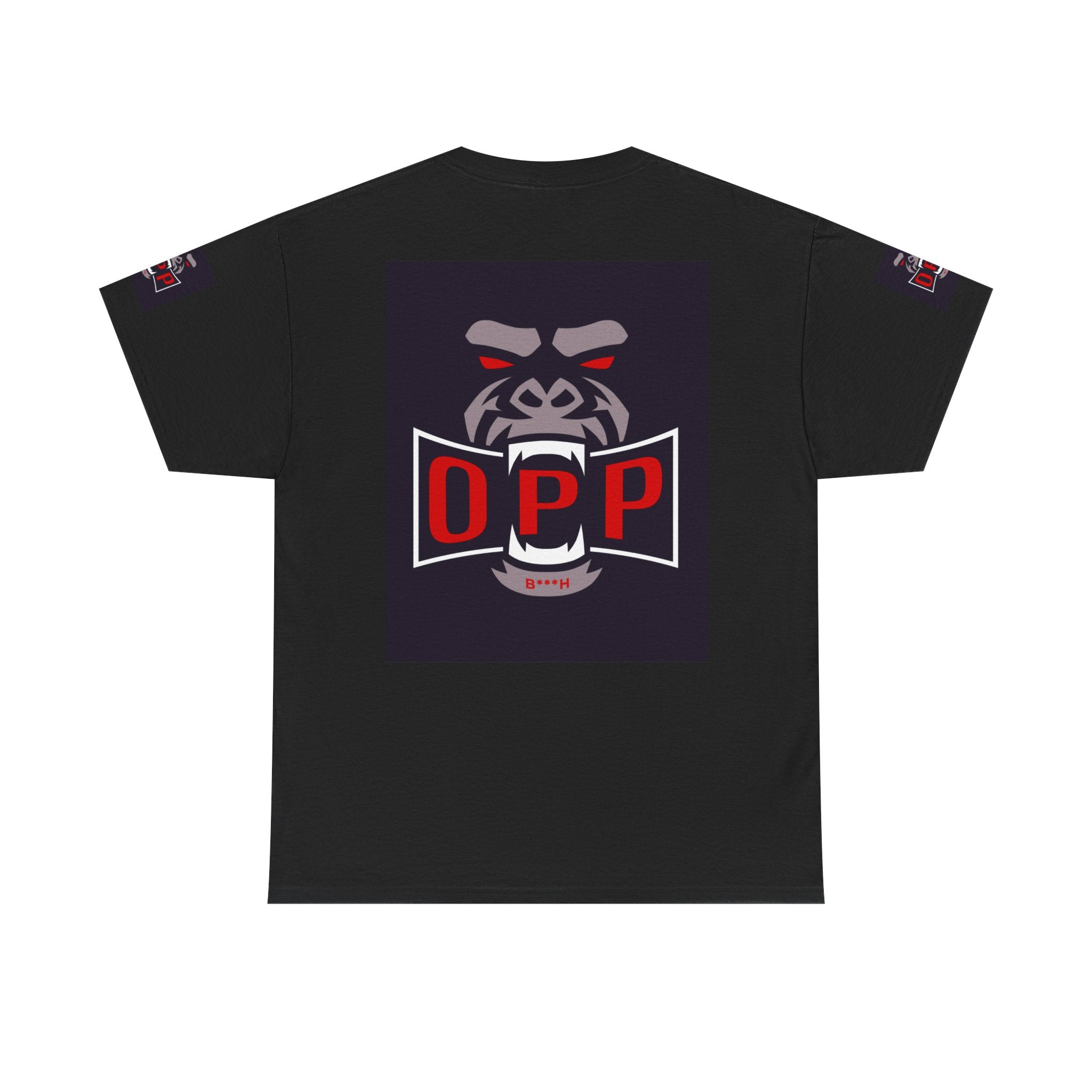 Gorilla OPP Graphic Tee — Bold Red & Black Urban Streetwear Shirt